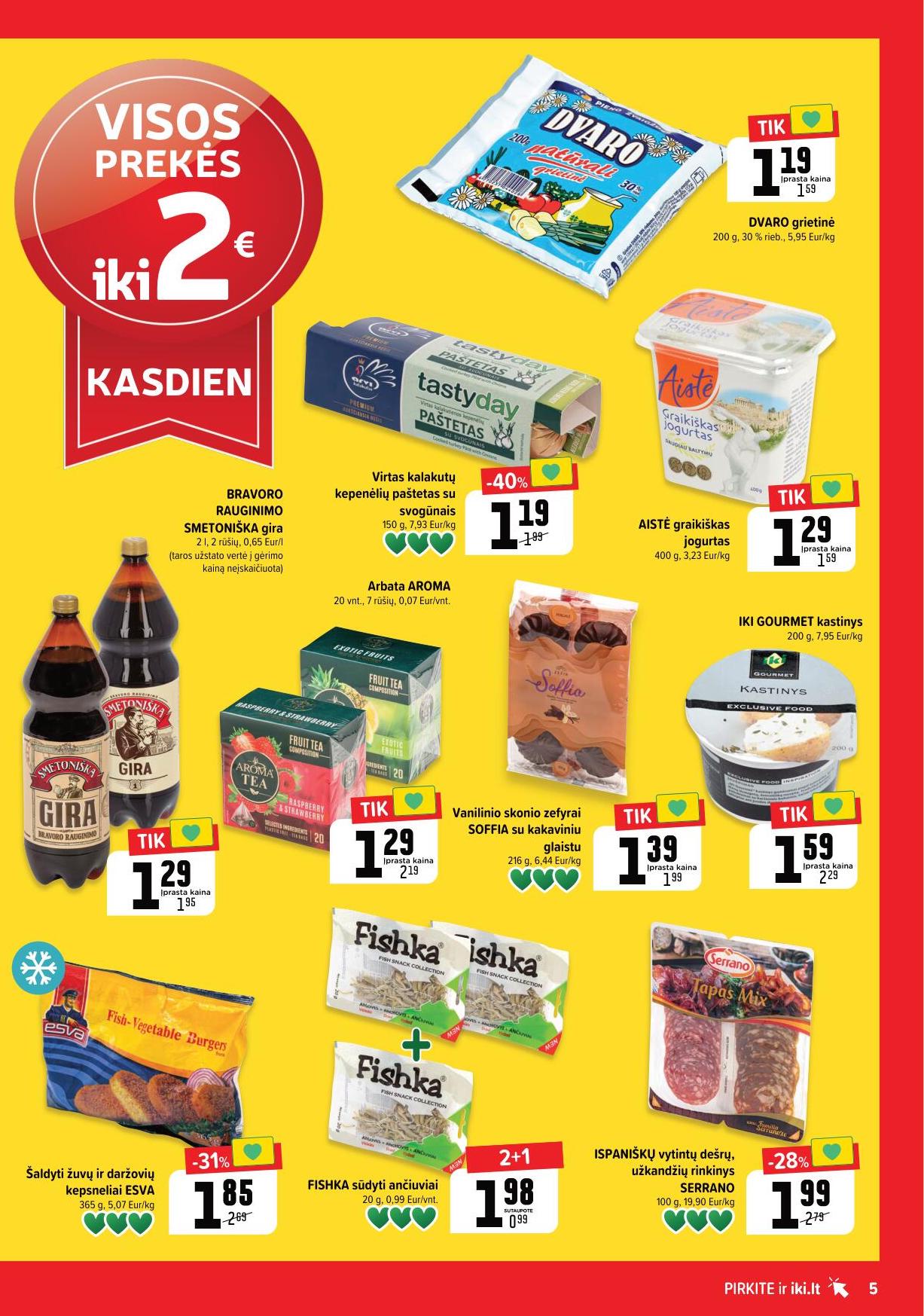 Naujausias IKI kaininis katalogas 2023.07.31 - 2023.08.06