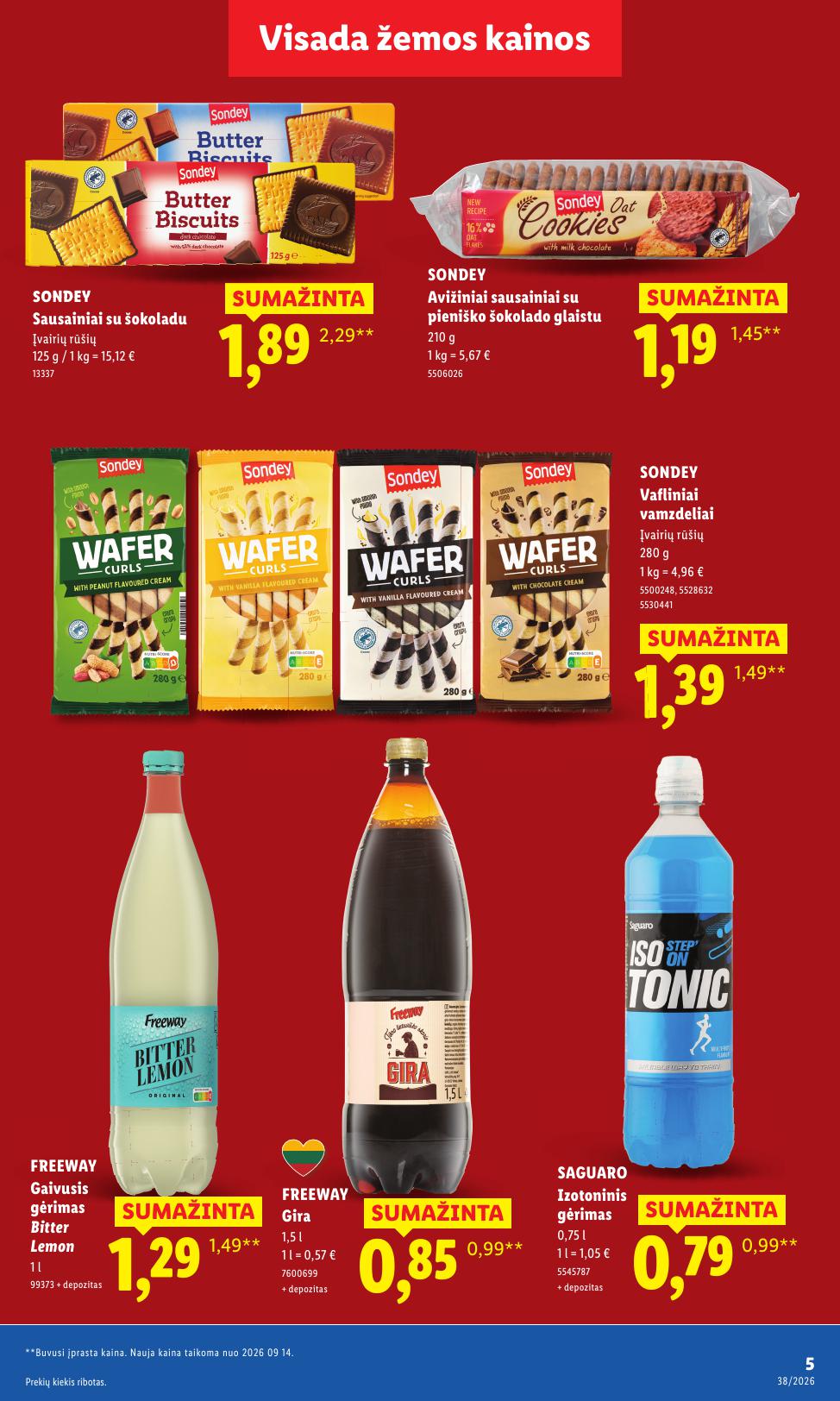 LIDL nuolaidų katalogas "Nr.1 Pažadas Jums"