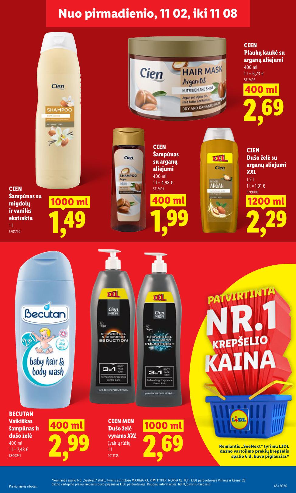 Naujausias LIDL kaininis katalogas 2026.11.02 - 2026.11.08