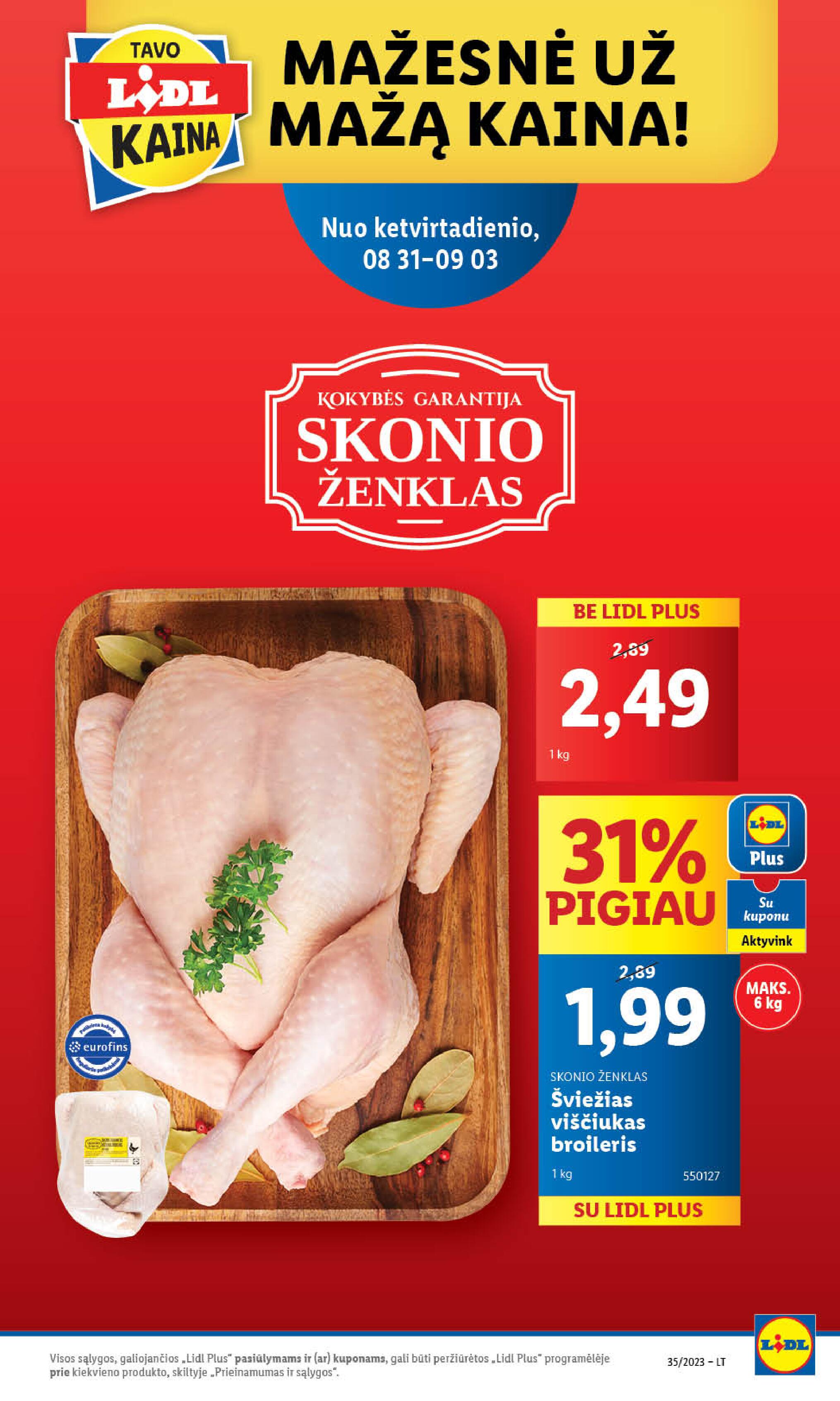 Naujausias LIDL kaininis katalogas 2023.08.28 - 2023.09.03