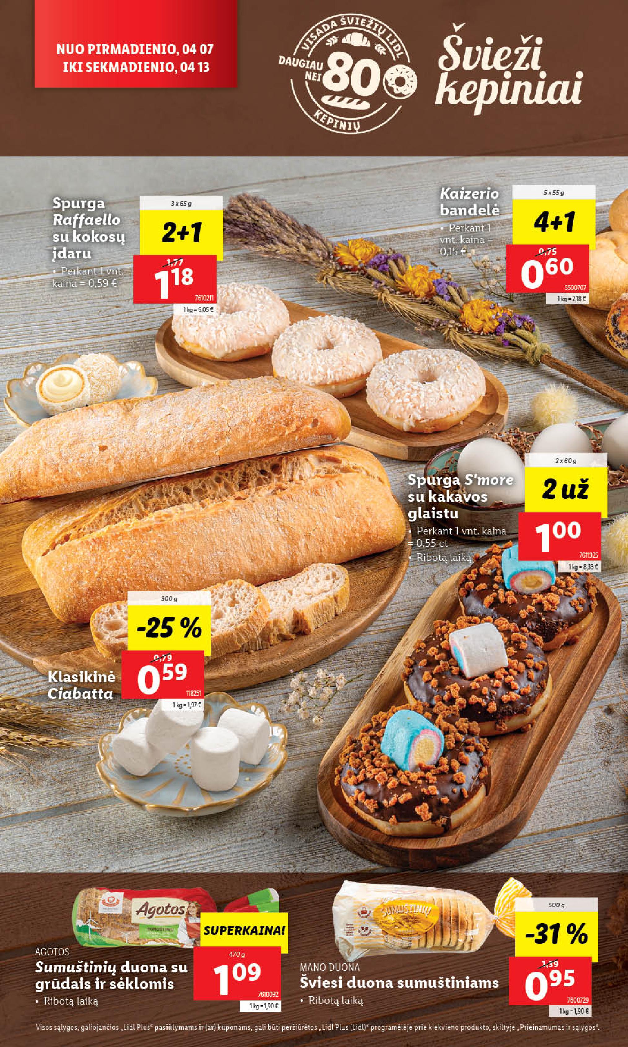 Naujausias LIDL kaininis katalogas 2025.04.07 - 2025.04.13