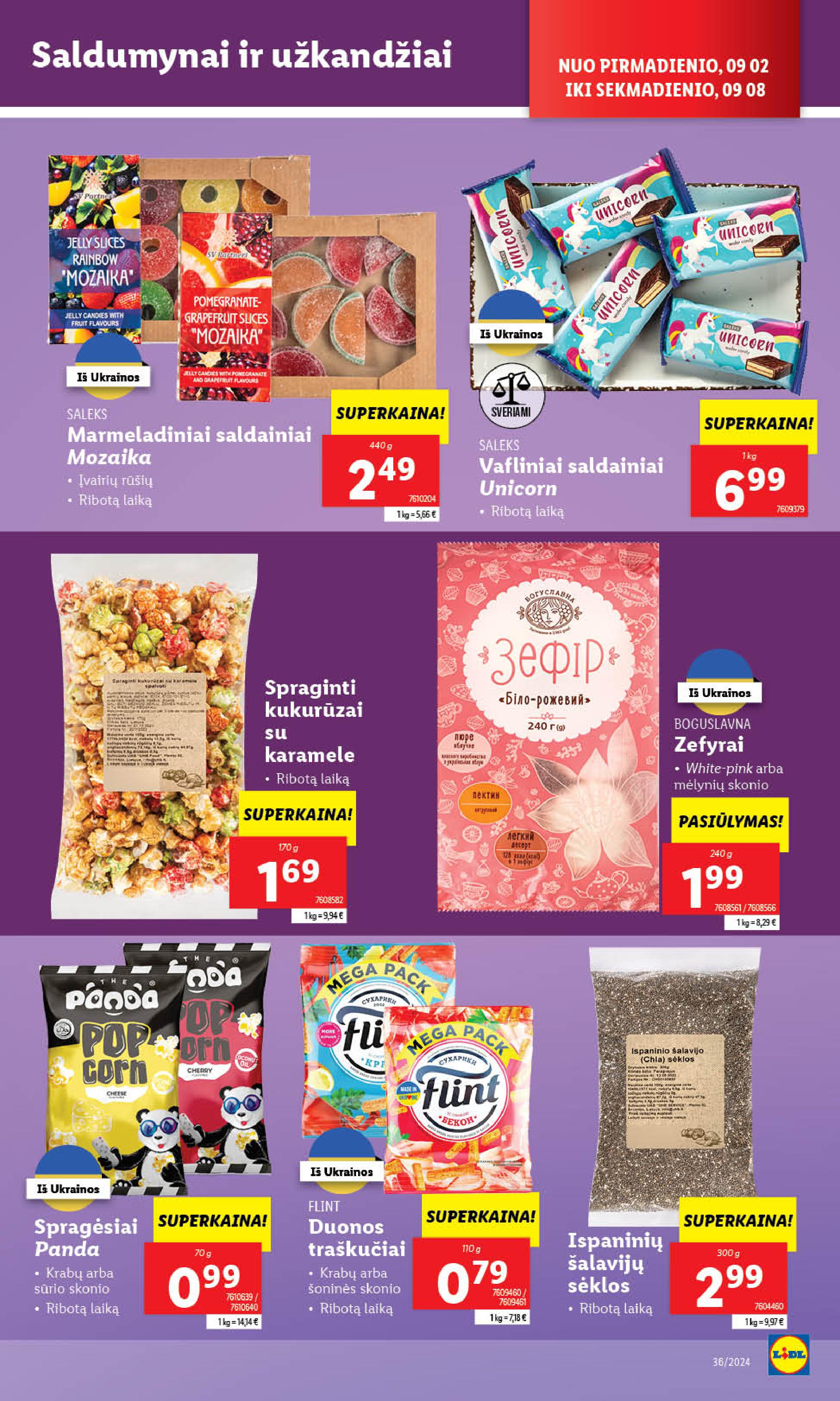 Naujausias LIDL kaininis katalogas 2024.09.02 - 2024.09.08
