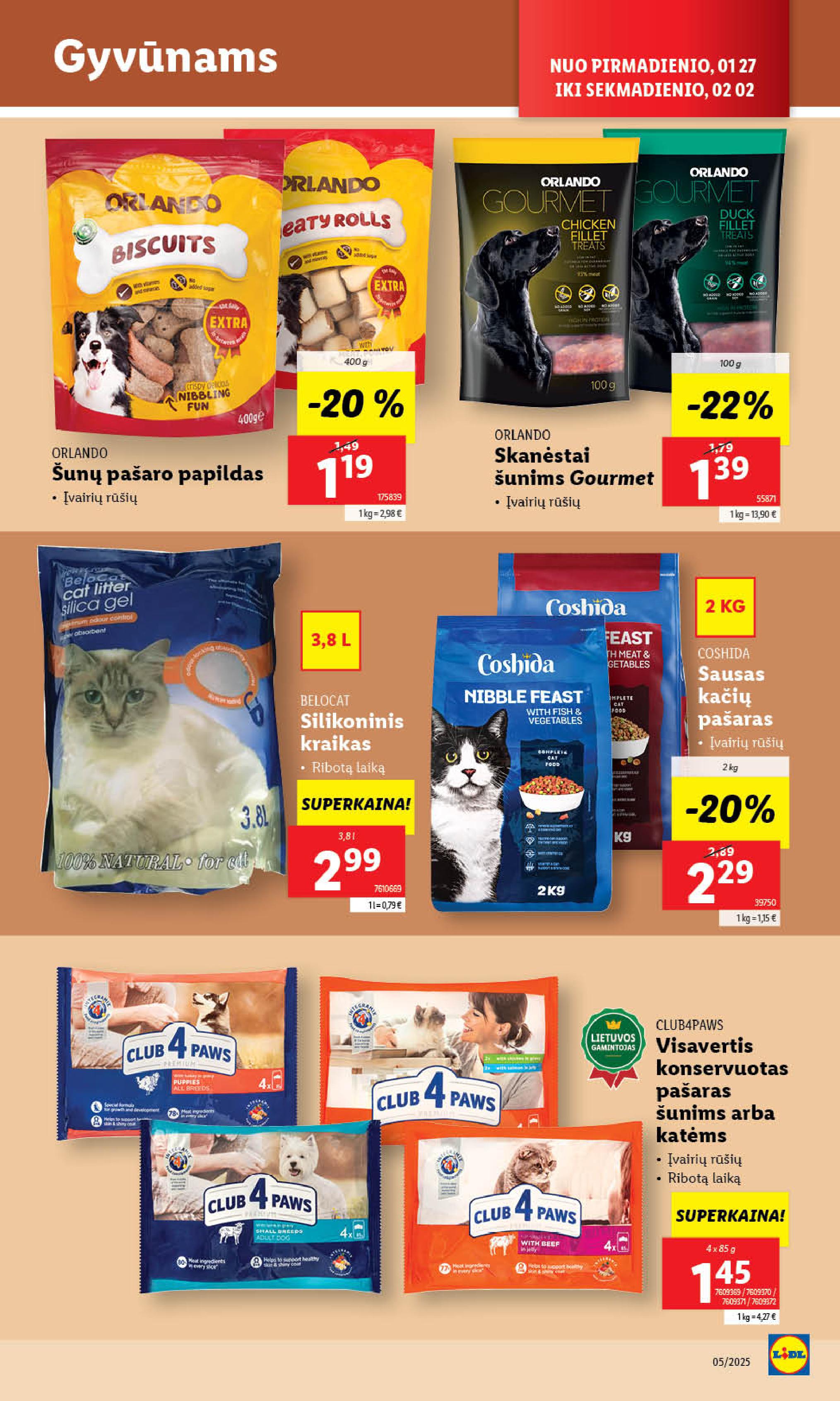 Naujausias LIDL kaininis katalogas 2025.01.27 - 2025.02.02