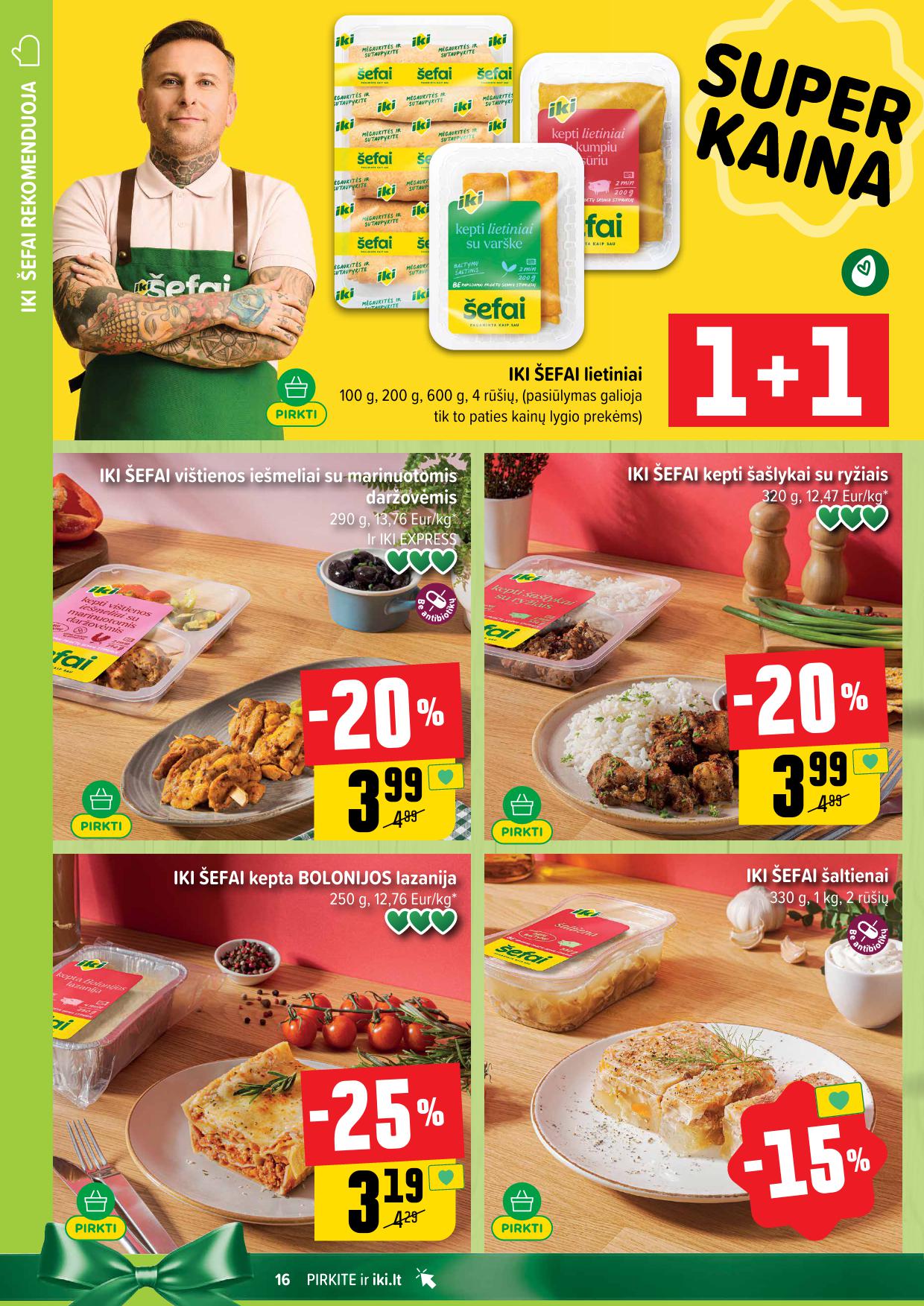 Naujausias IKI kaininis katalogas 2025.11.10 - 2025.11.16