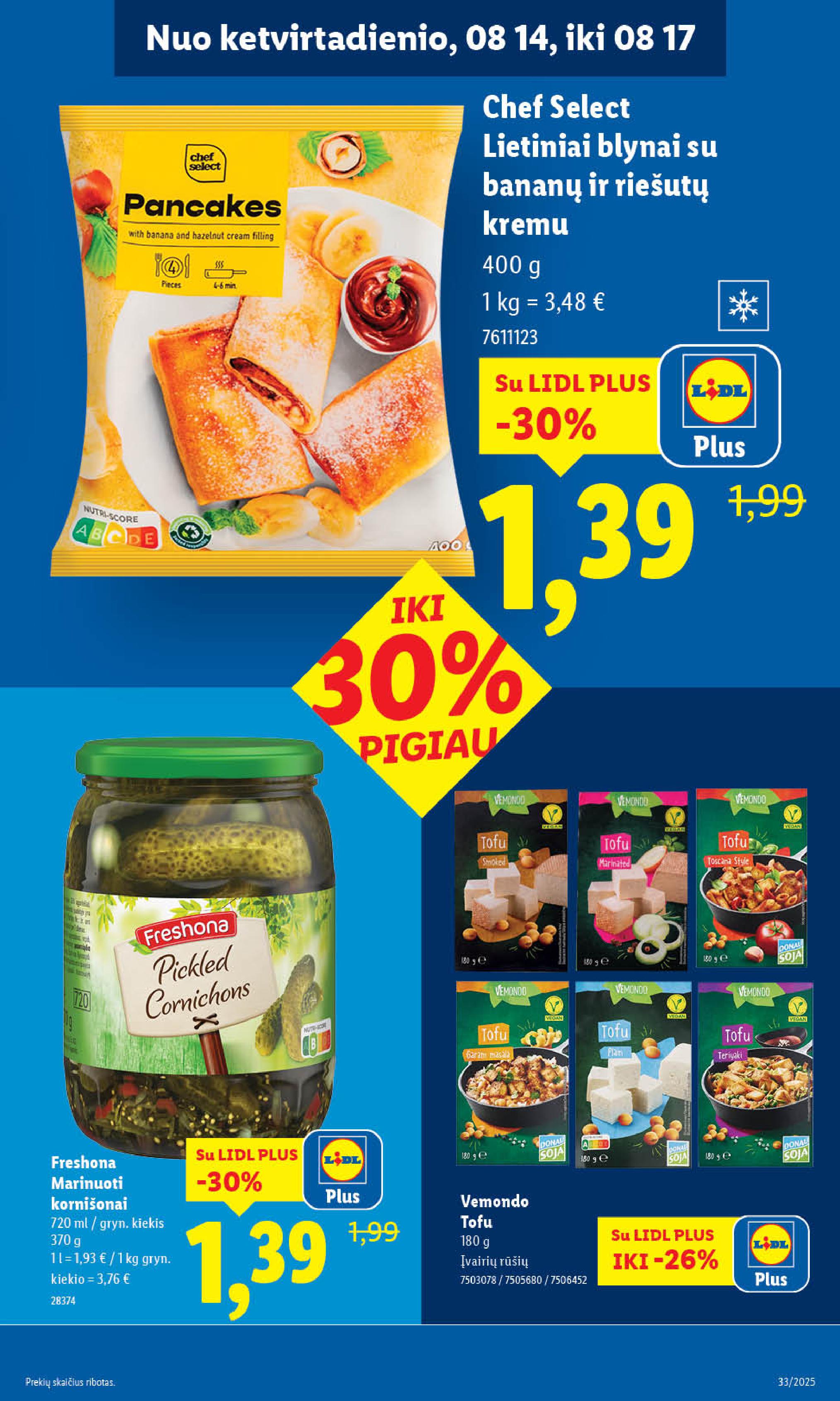 Naujausias LIDL kaininis katalogas 2025.08.11 - 2025.08.17