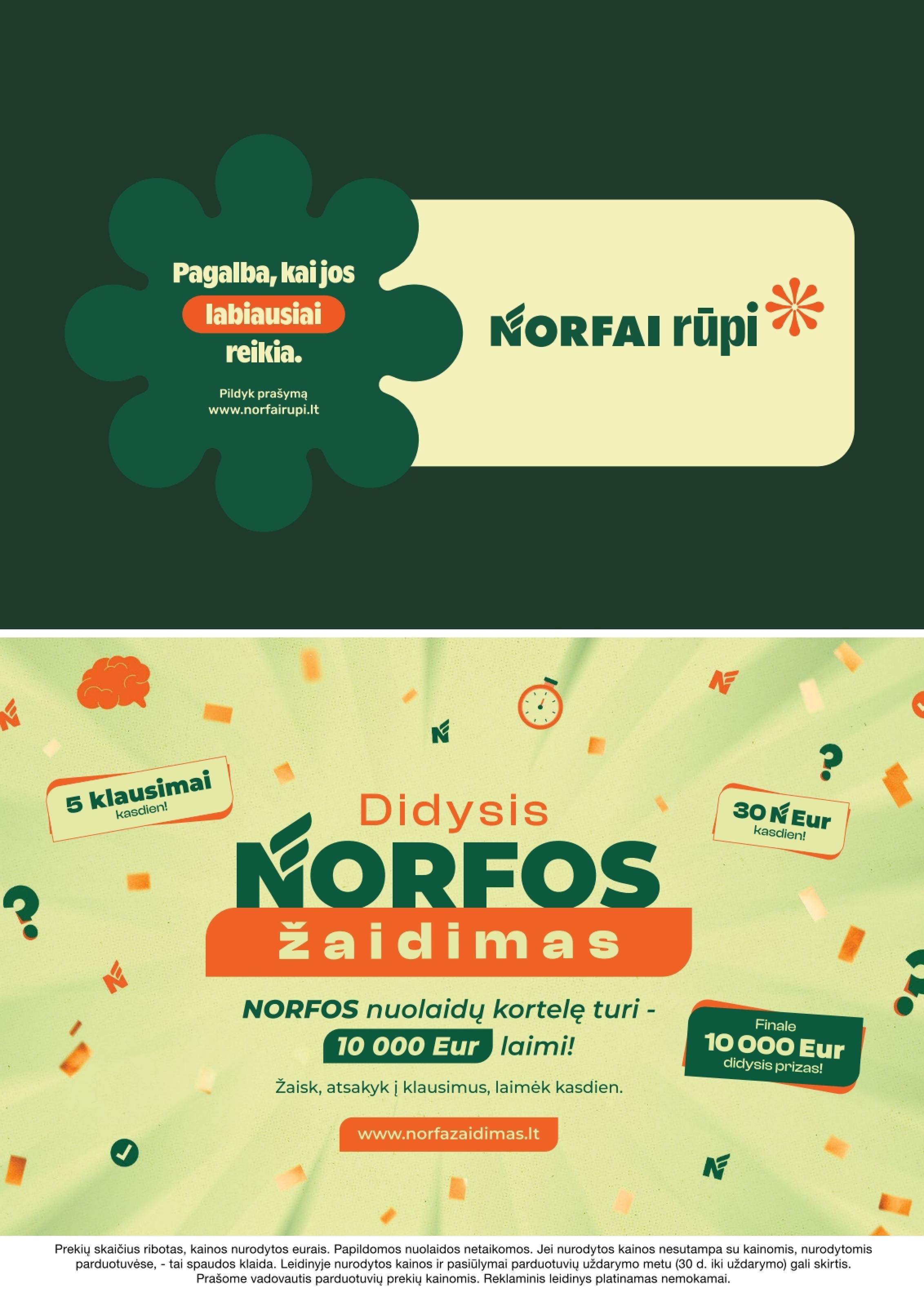 Naujausias NORFA kaininis katalogas 2026.03.19 - 2026.04.01