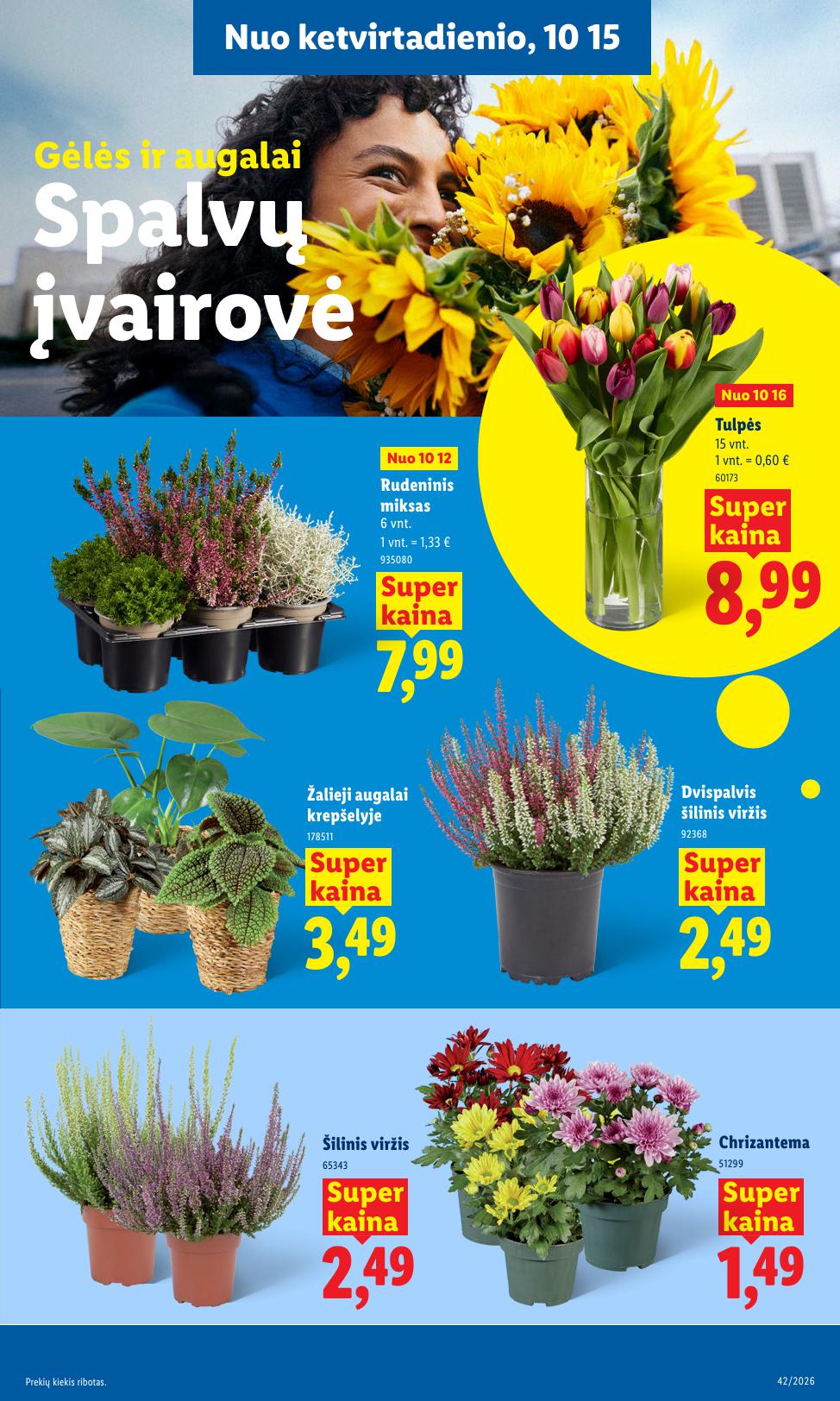 Naujausias LIDL kaininis katalogas 2026.10.12 - 2026.10.18