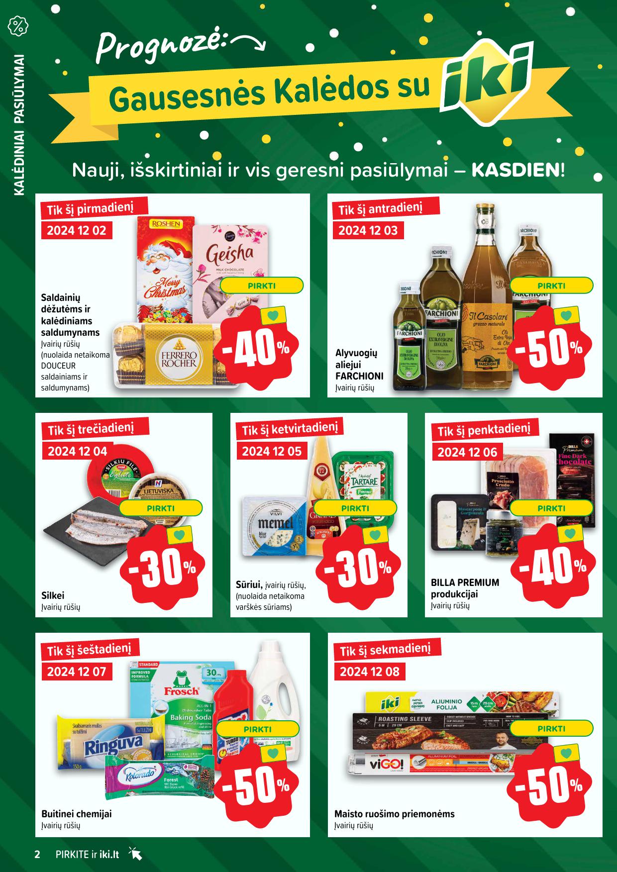 Naujausias IKI kaininis katalogas 2024.12.02 - 2024.12.08