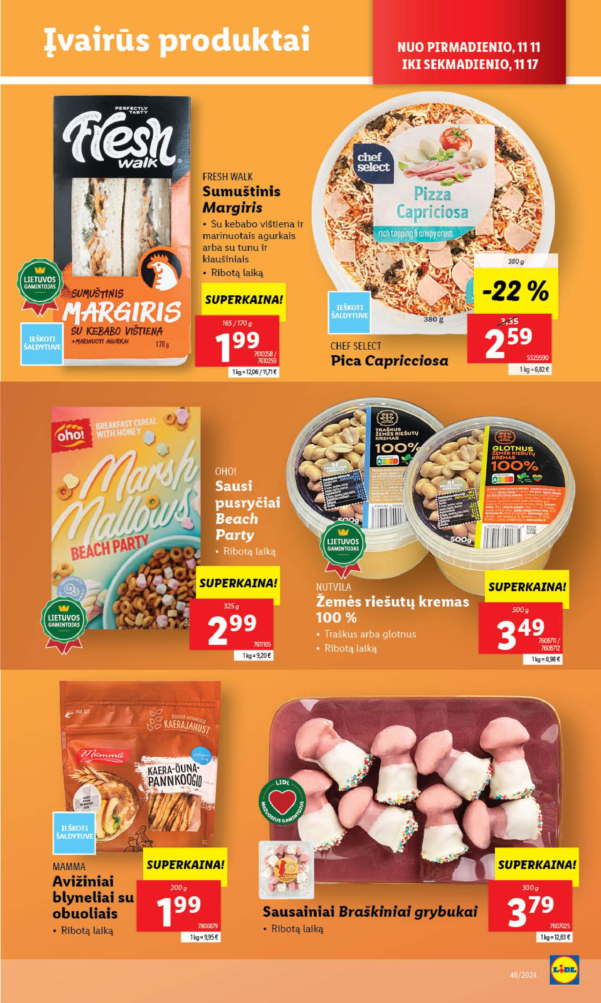 Naujausias LIDL kaininis katalogas 2024.11.11 - 2024.11.17