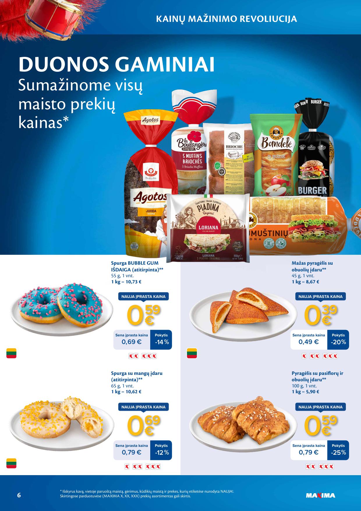 MAXIMA nuolaidų leidinys "Kainų mažinimo revoliucija" 2026.03.03 - 2026.03.09