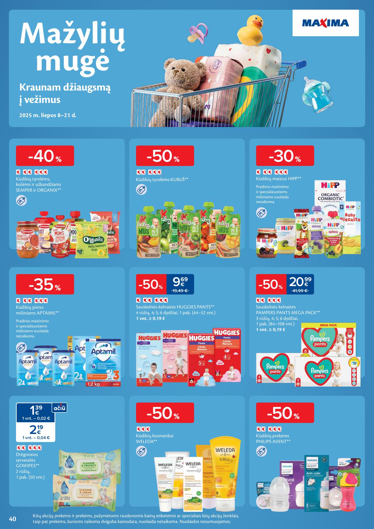 Naujausias MAXIMA kaininis katalogas 2025.07.15 - 2025.07.21