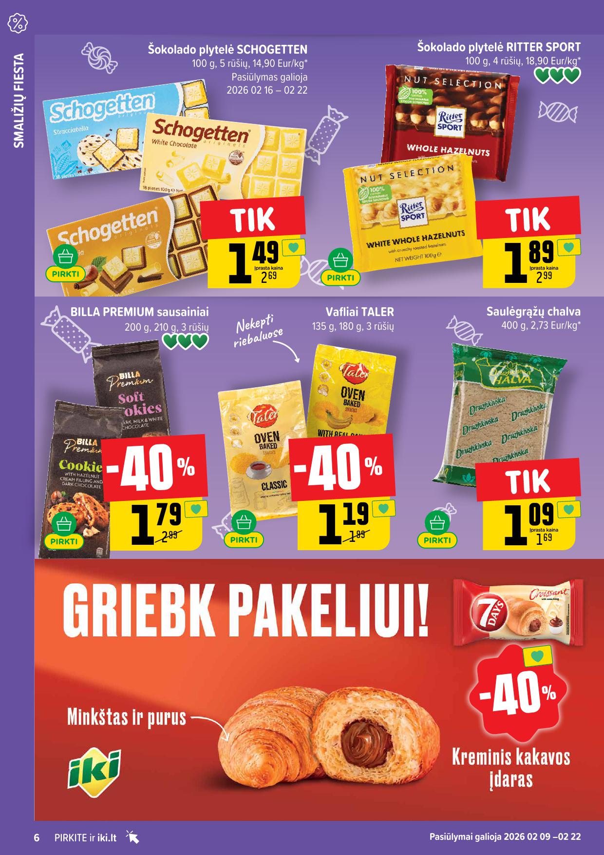 Naujausias IKI kaininis katalogas 2026.02.16 - 2026.02.22
