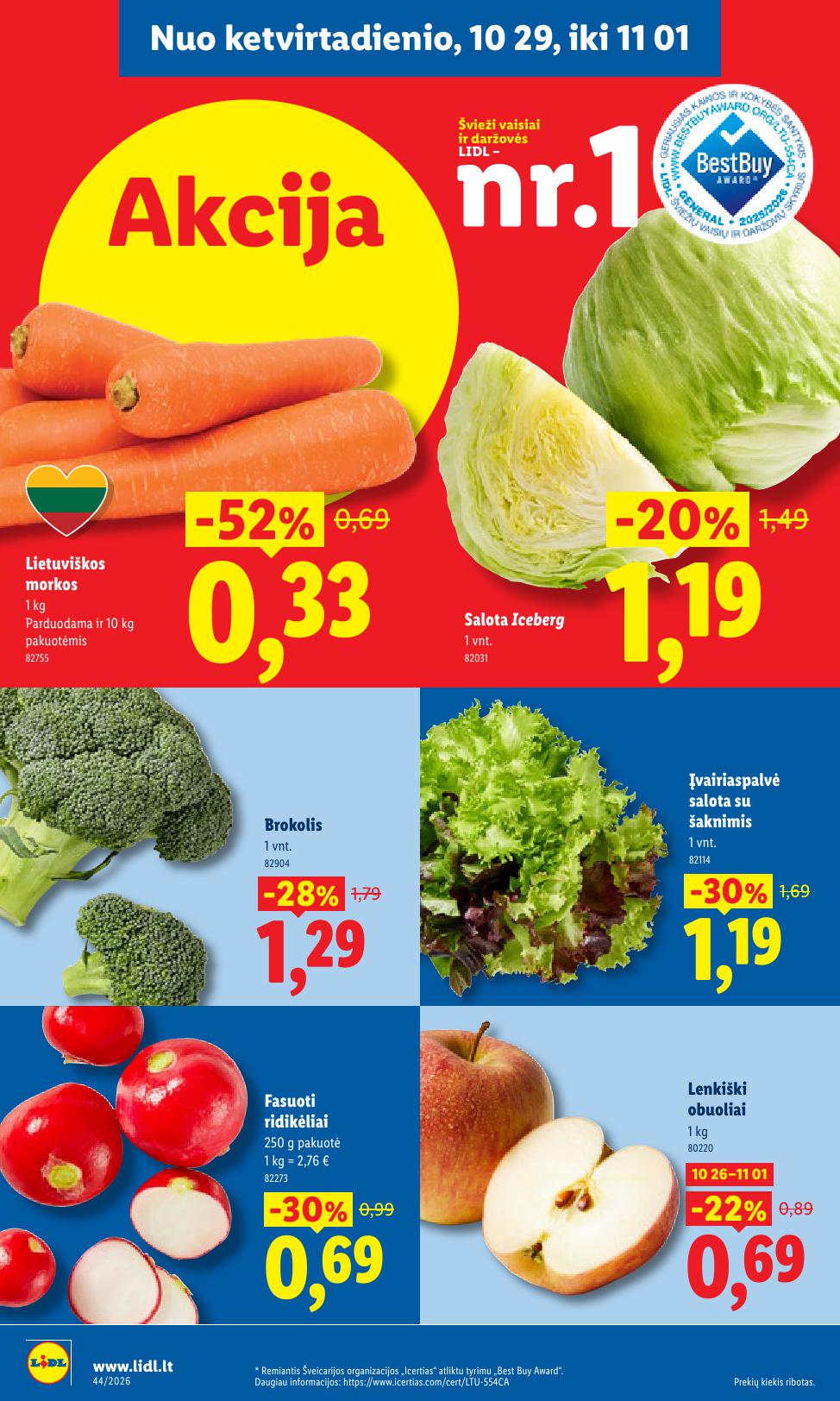 Naujas LIDL leidinys nuo 2026.10.26 iki 2026.11.01