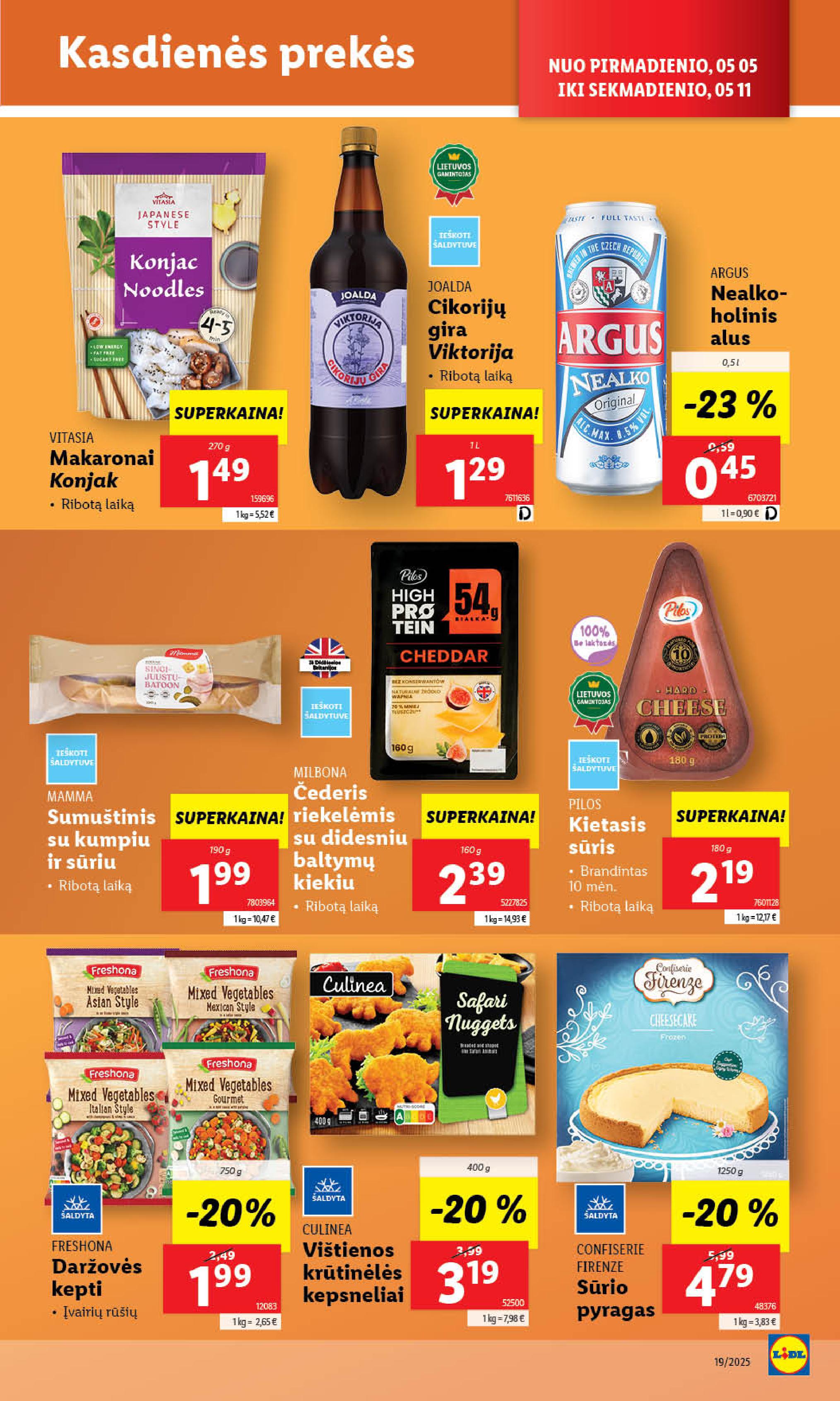 Naujausias LIDL kaininis katalogas 2025.05.05 - 2025.05.11