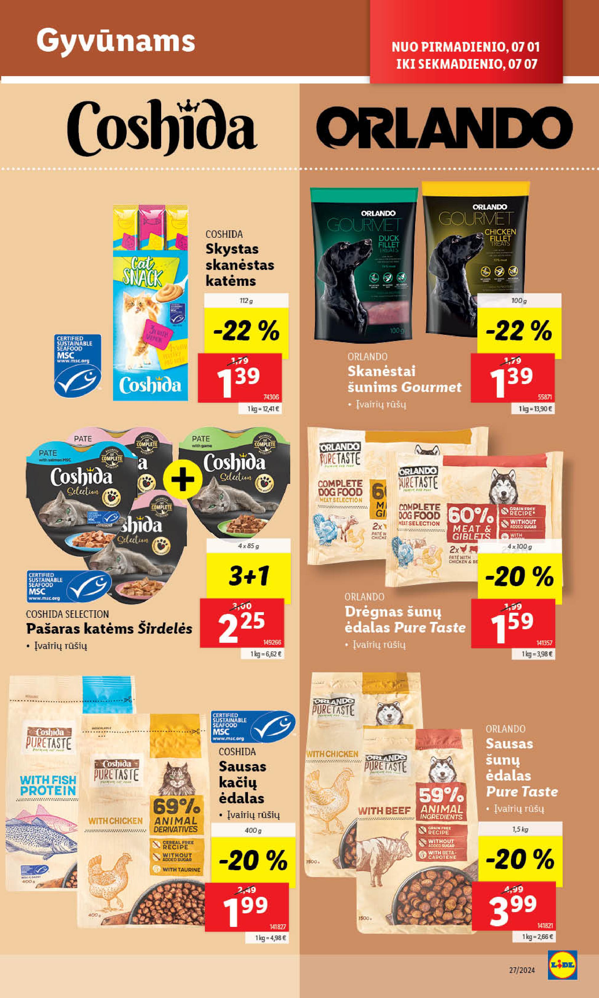 Naujausias LIDL kaininis katalogas 2024.07.01 - 2024.07.07