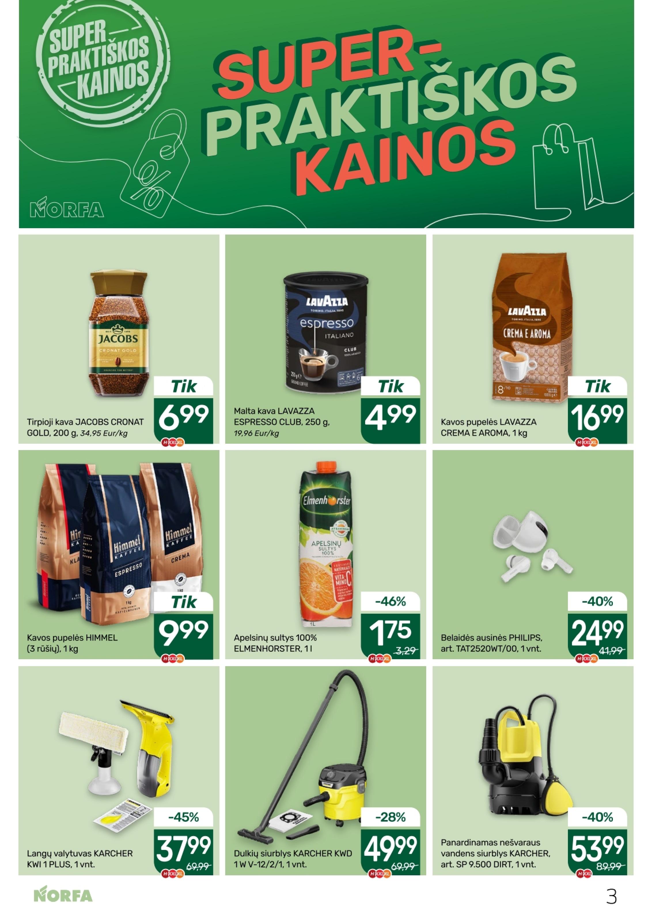 Naujausias NORFA kaininis katalogas 2026.08.06 - 2026.08.19