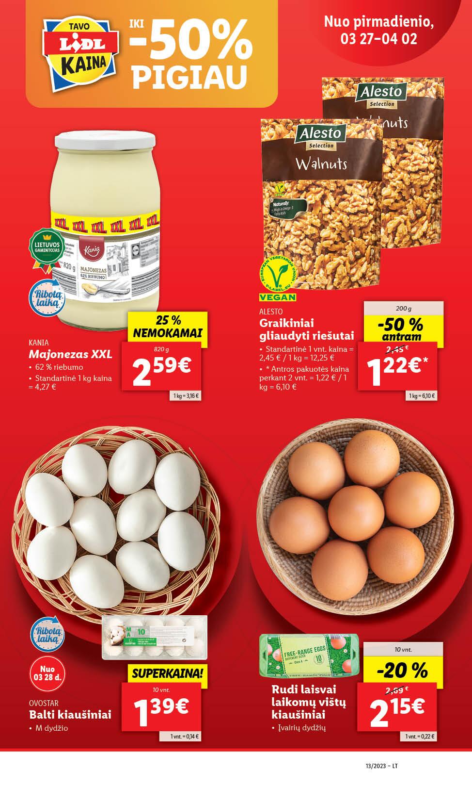 Naujausias LIDL kaininis katalogas 2023.03.16 - 2023.04.02