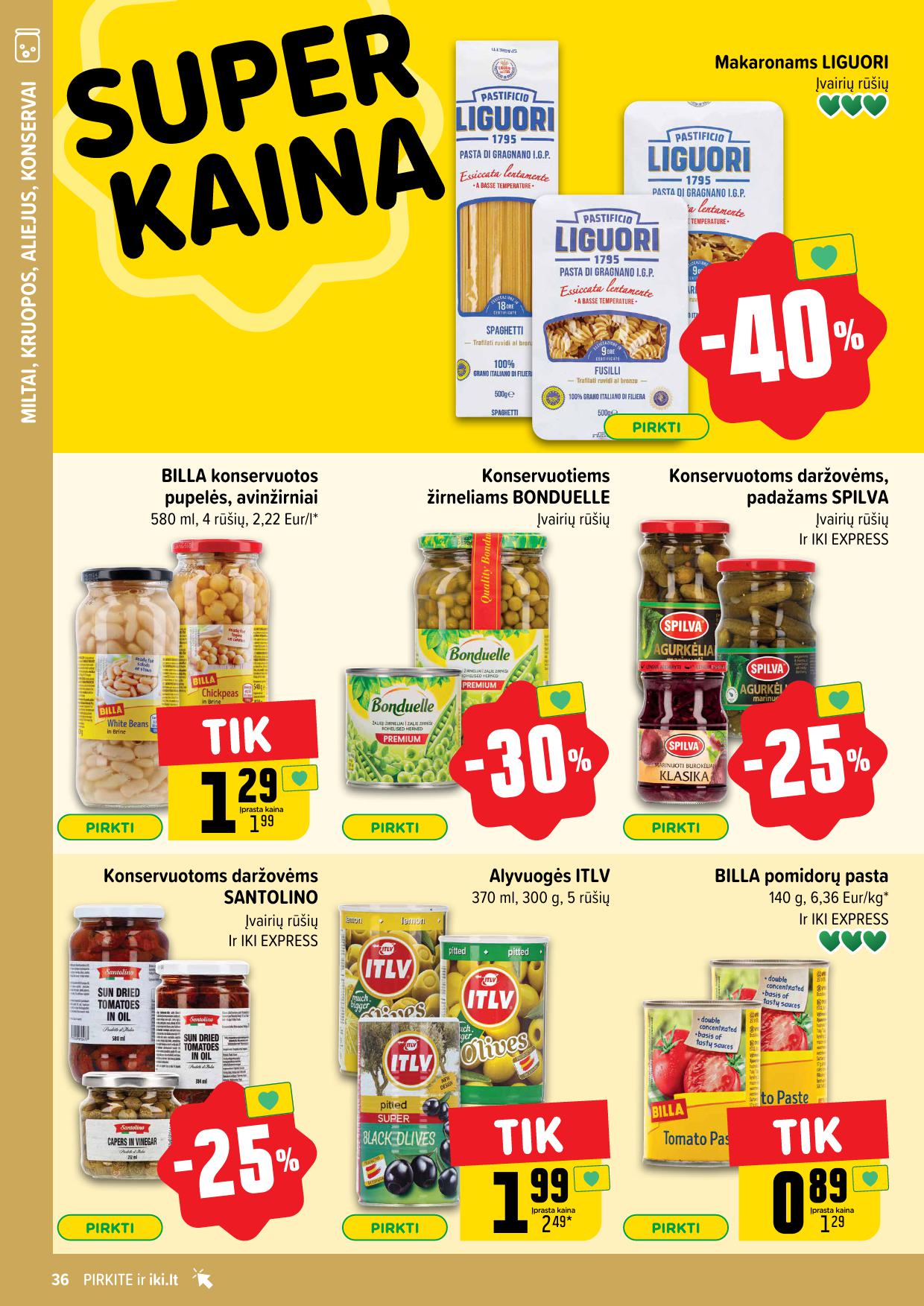 Naujausias IKI kaininis katalogas 2025.02.24 - 2025.03.02