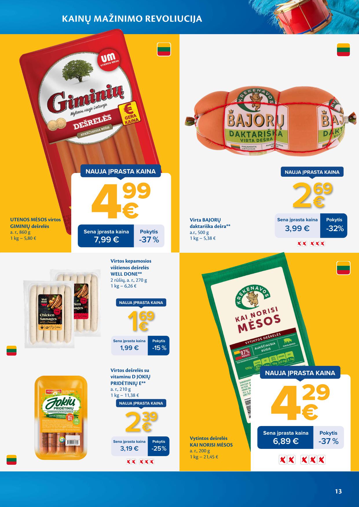 MAXIMA nuolaidų leidinys "Kainų mažinimo revoliucija"