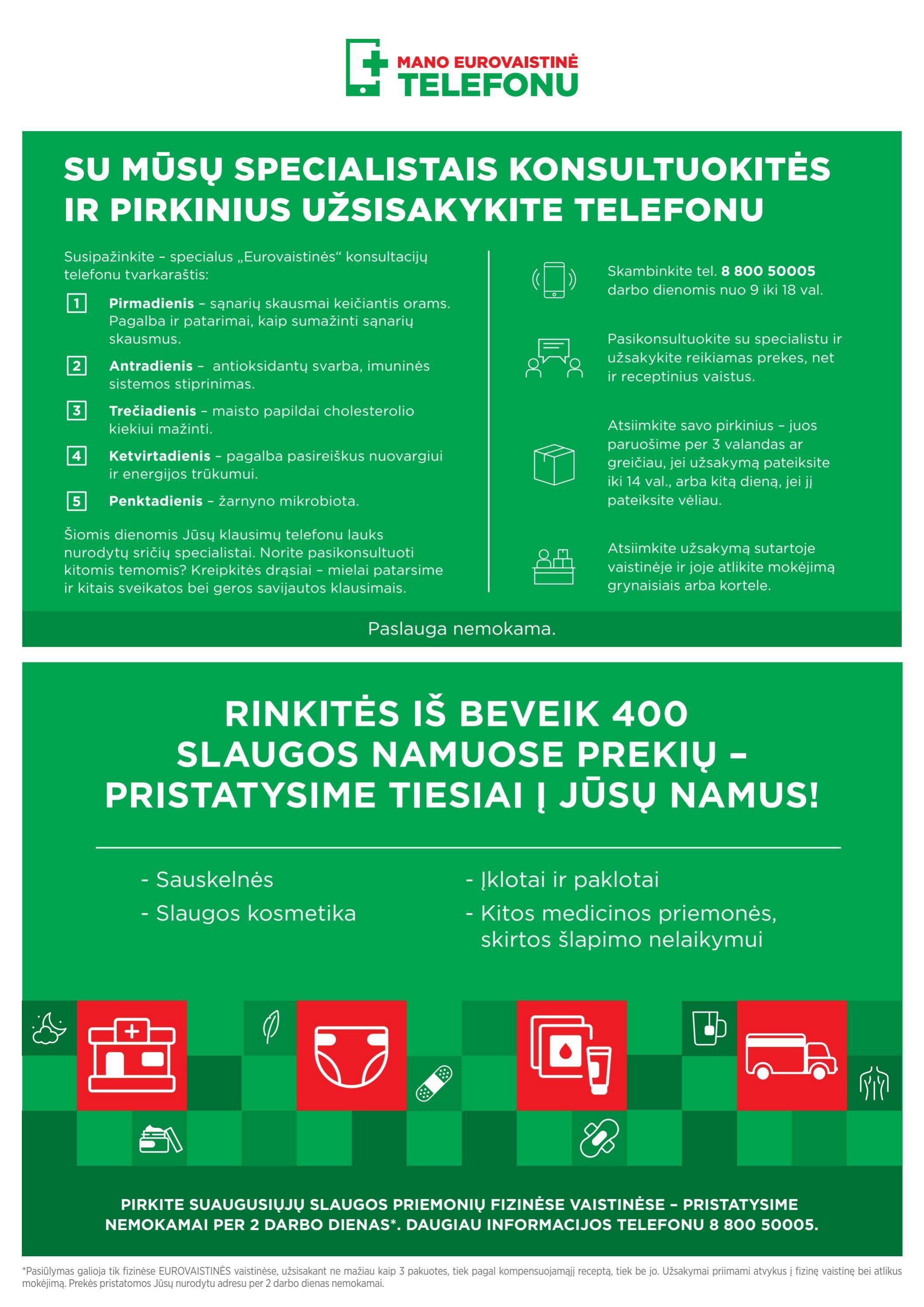EUROVAISTINĖ akcijų ir nuolaidų leidinys 2022.12.01 - 2022.12.31