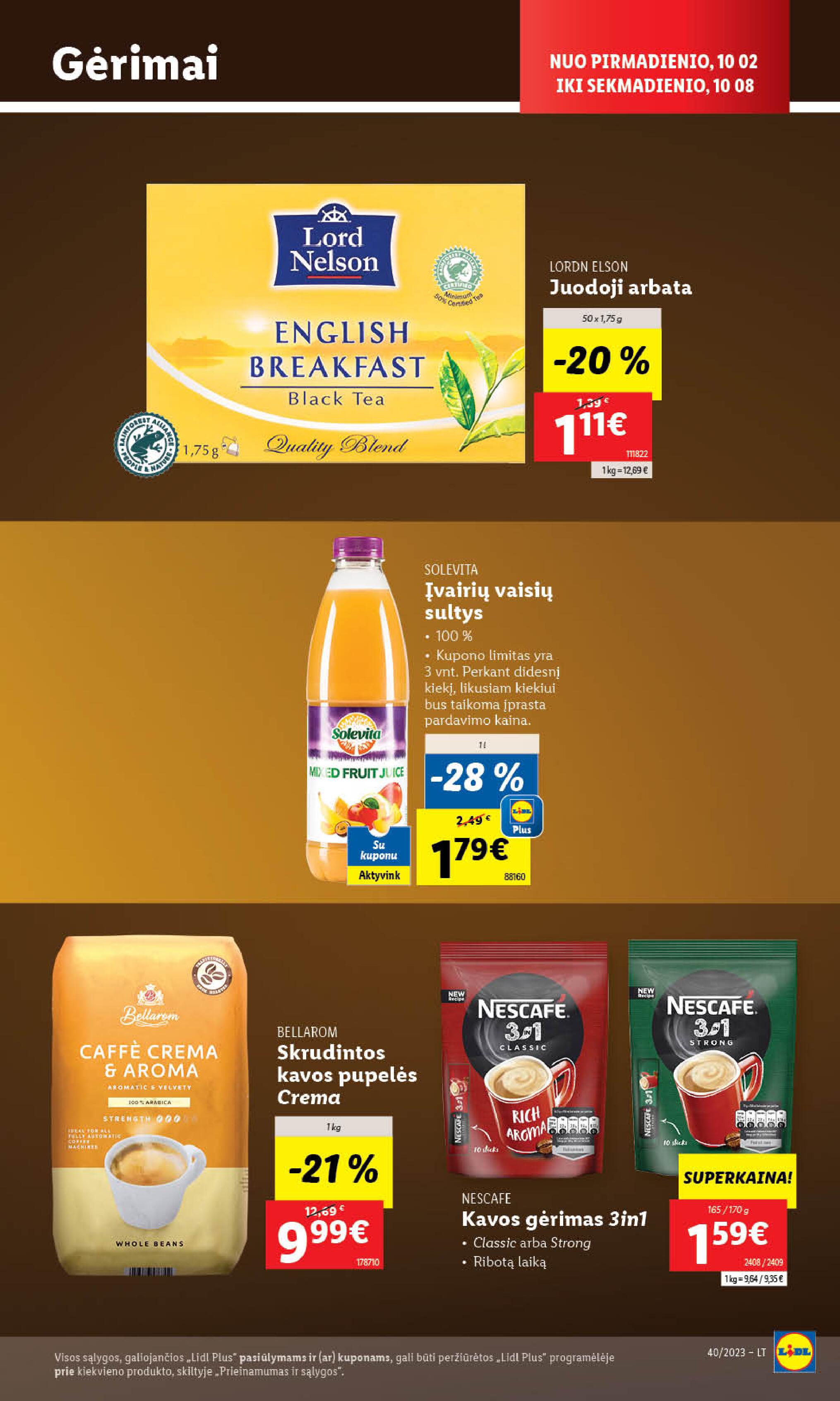 Naujausias LIDL kaininis katalogas 2023.10.02 - 2023.10.08