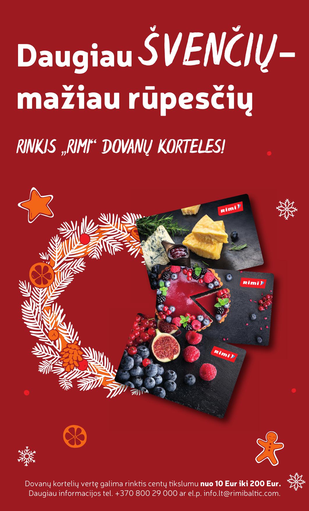 Naujausias RIMI kaininis katalogas 2024.12.27 - 2025.01.06