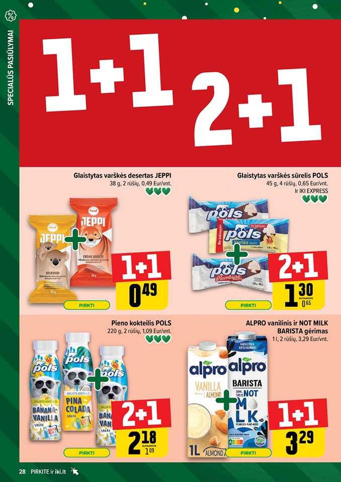 Naujausias IKI kaininis katalogas 2024.12.30 - 2025.01.05