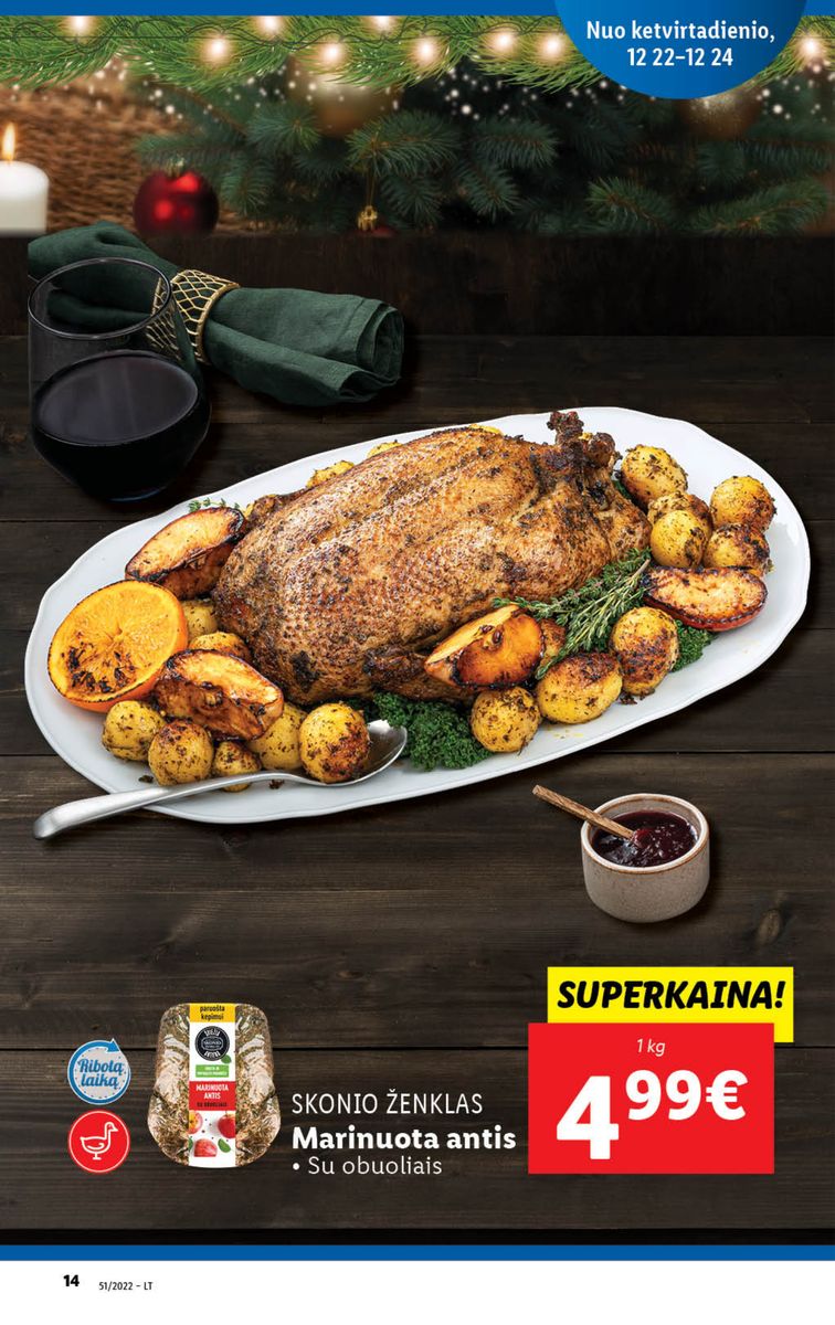 Naujausias LIDL kaininis katalogas 2022.12.19 - 2022.12.25