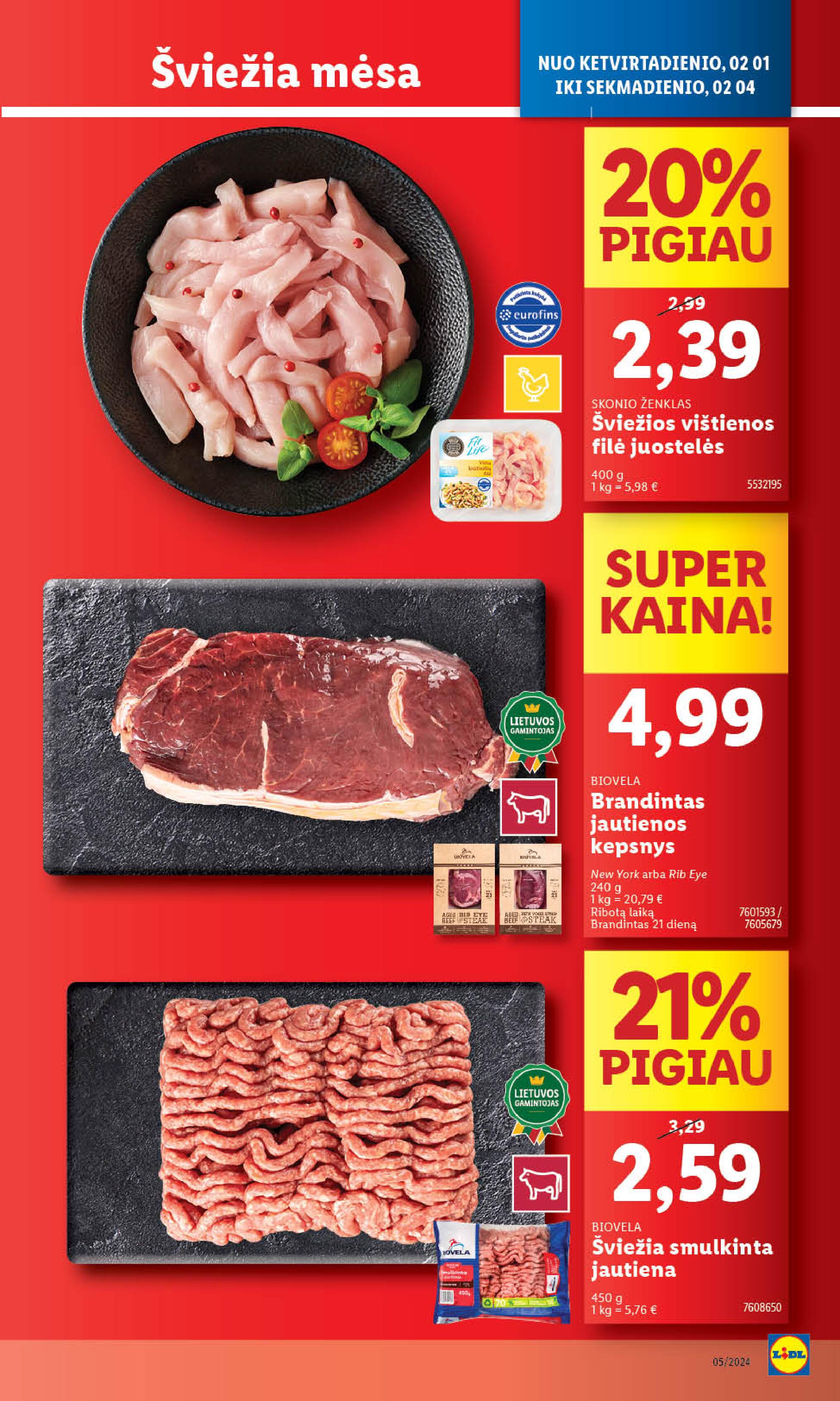 Naujausias LIDL kaininis katalogas 2024.01.29 - 2024.02.04