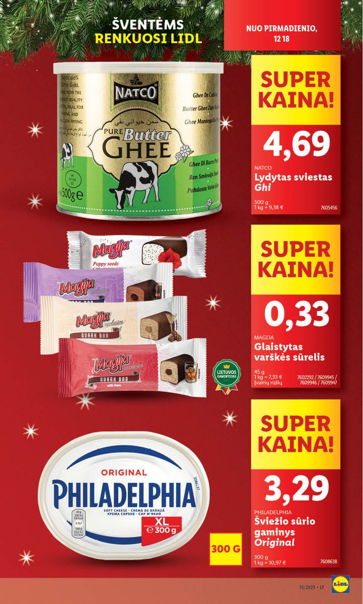 Naujausias LIDL kaininis katalogas 2023.12.18 - 2023.12.24