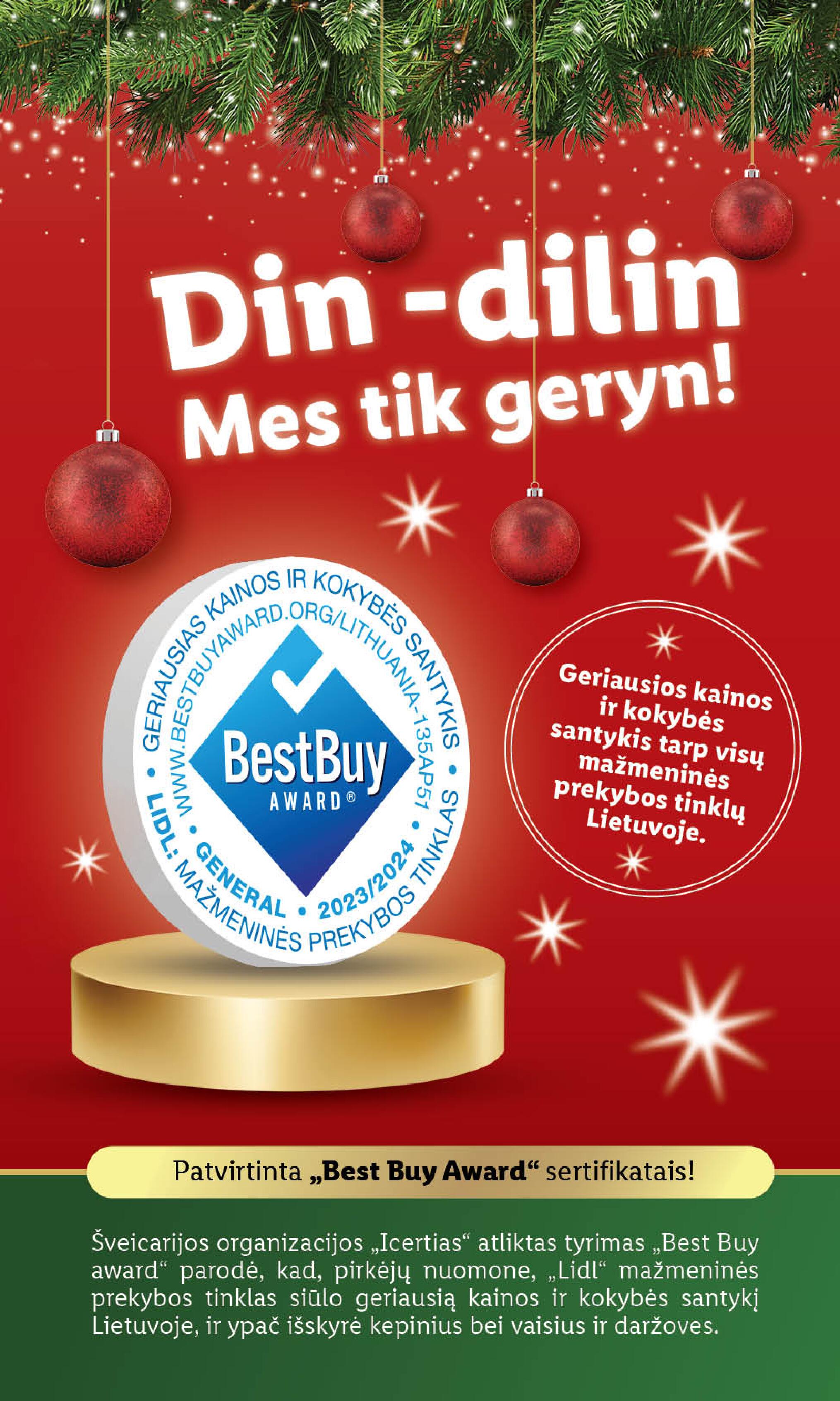 Naujausias LIDL kaininis katalogas 2023.12.11 - 2023.12.17