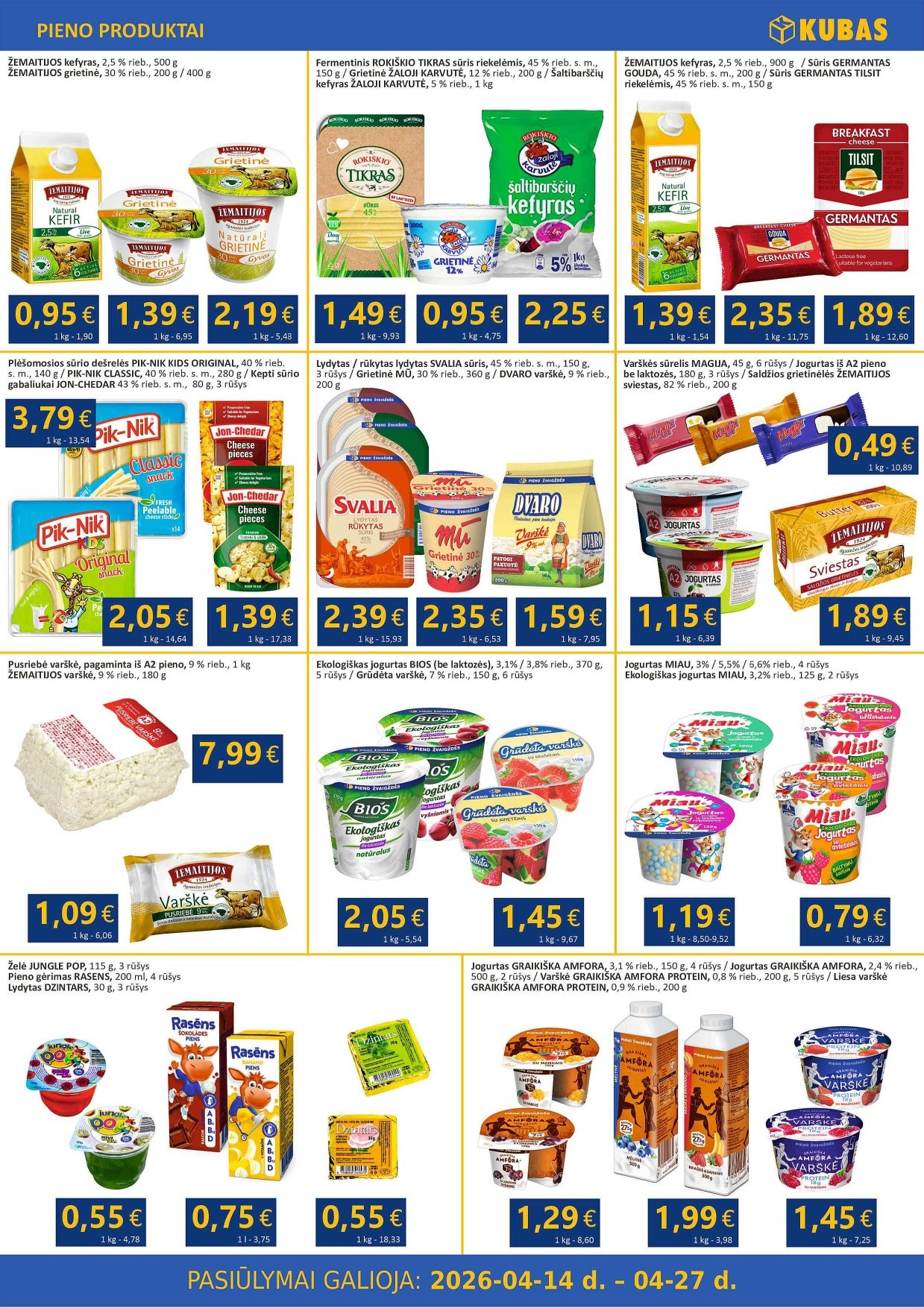 Naujas KUBAS leidinys nuo 2026.04.14 iki 2026.04.27