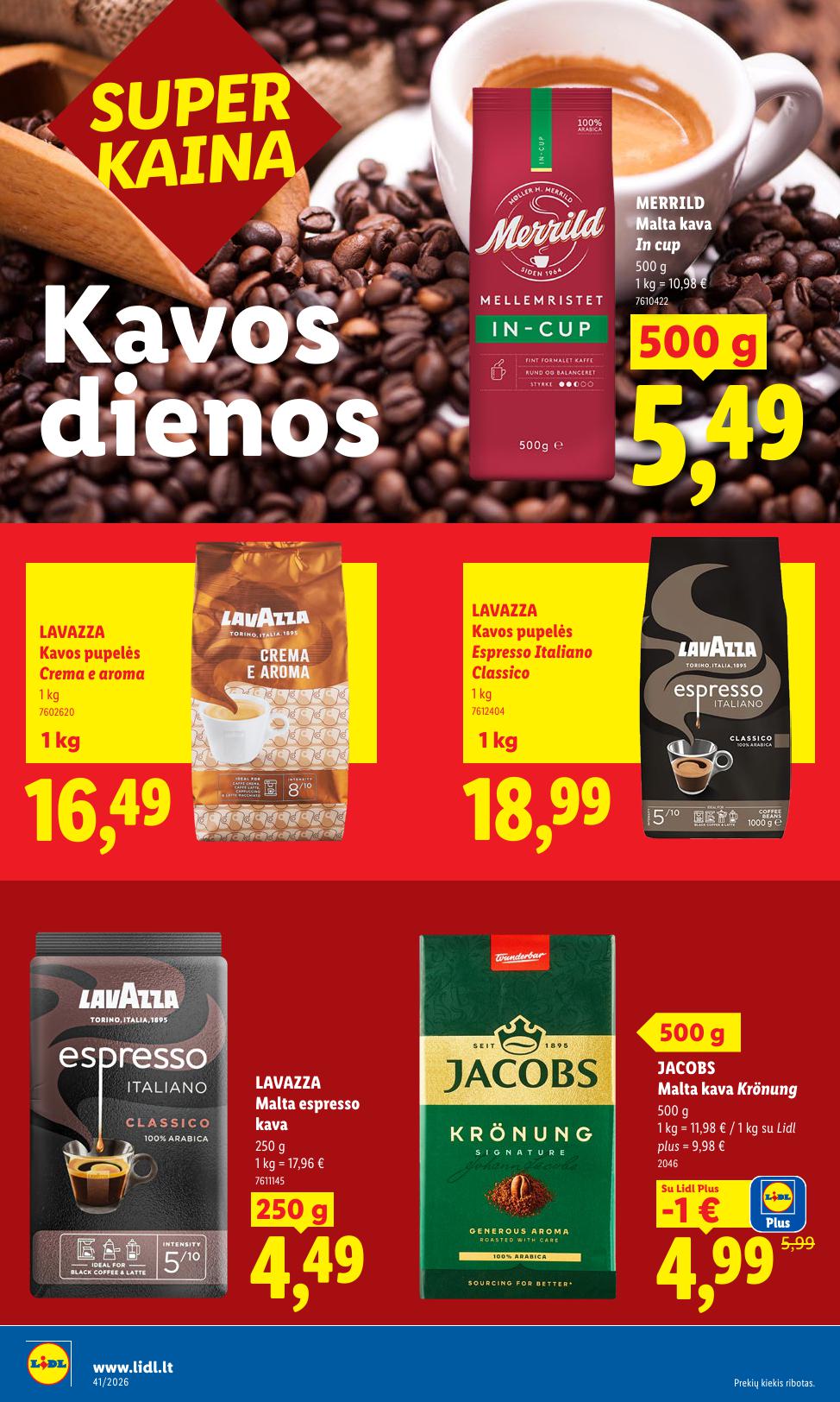 Naujausias LIDL kaininis katalogas 2026.10.05 - 2026.10.11