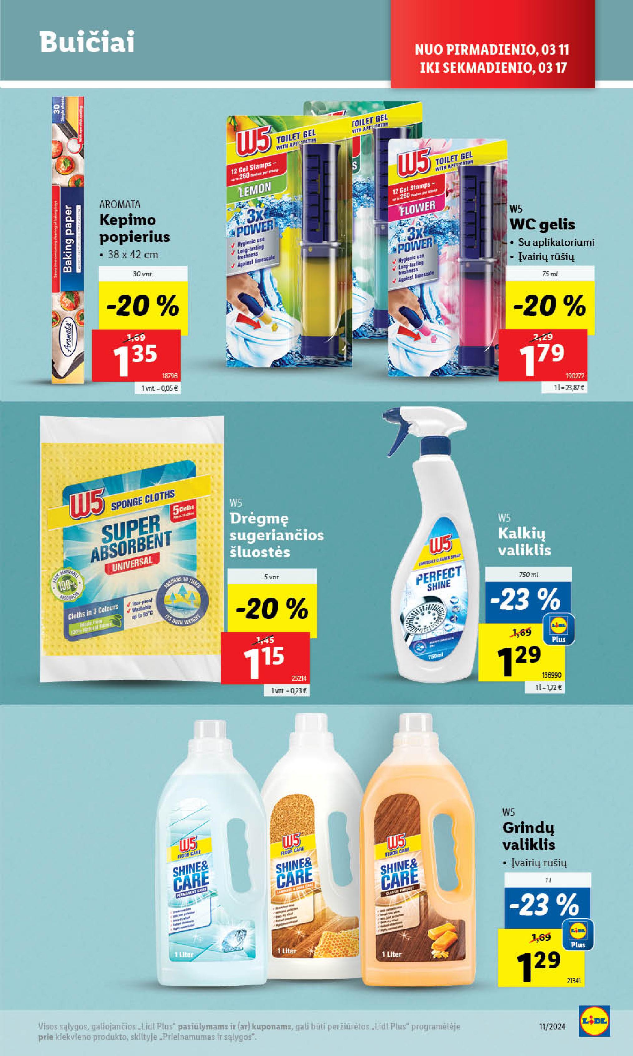 Naujausias LIDL kaininis katalogas 2024.03.11 - 2024.03.17