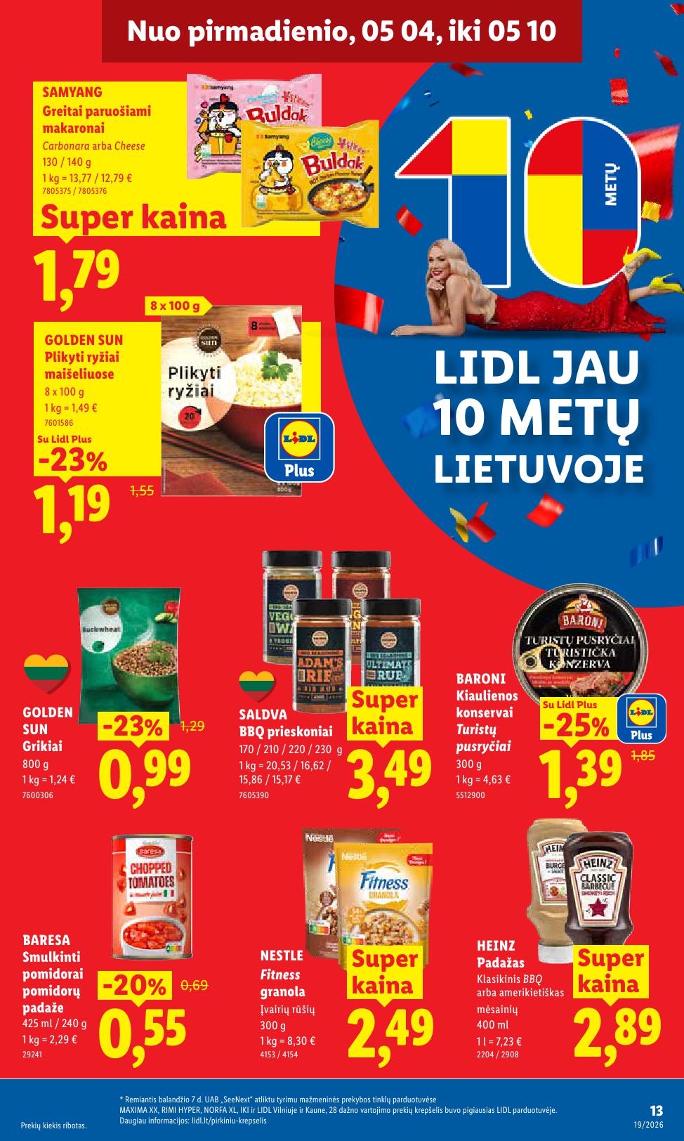 Naujausias LIDL kaininis katalogas 2026.05.04 - 2026.05.10