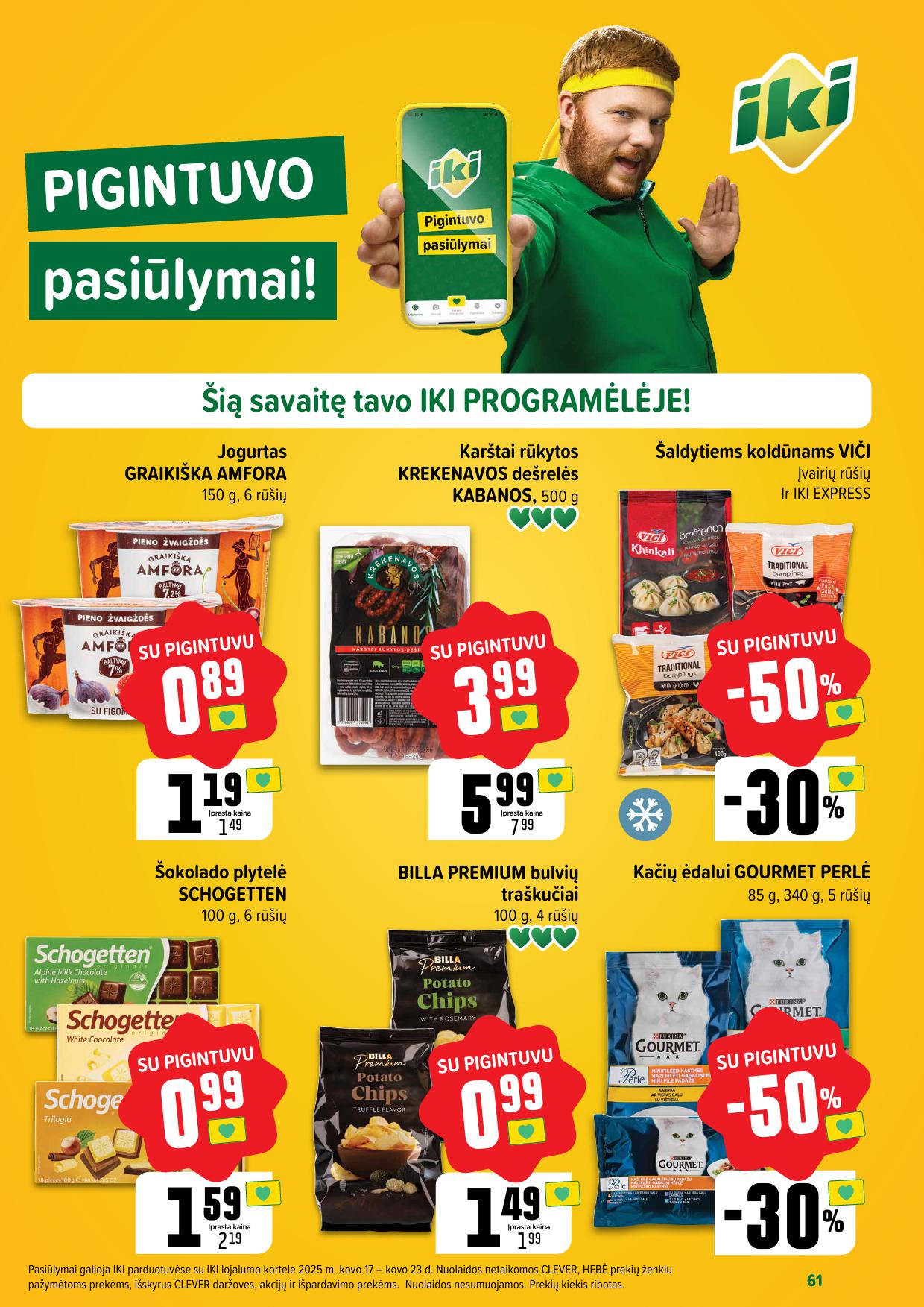 Naujausias IKI kaininis katalogas 2025.03.17 - 2025.03.23