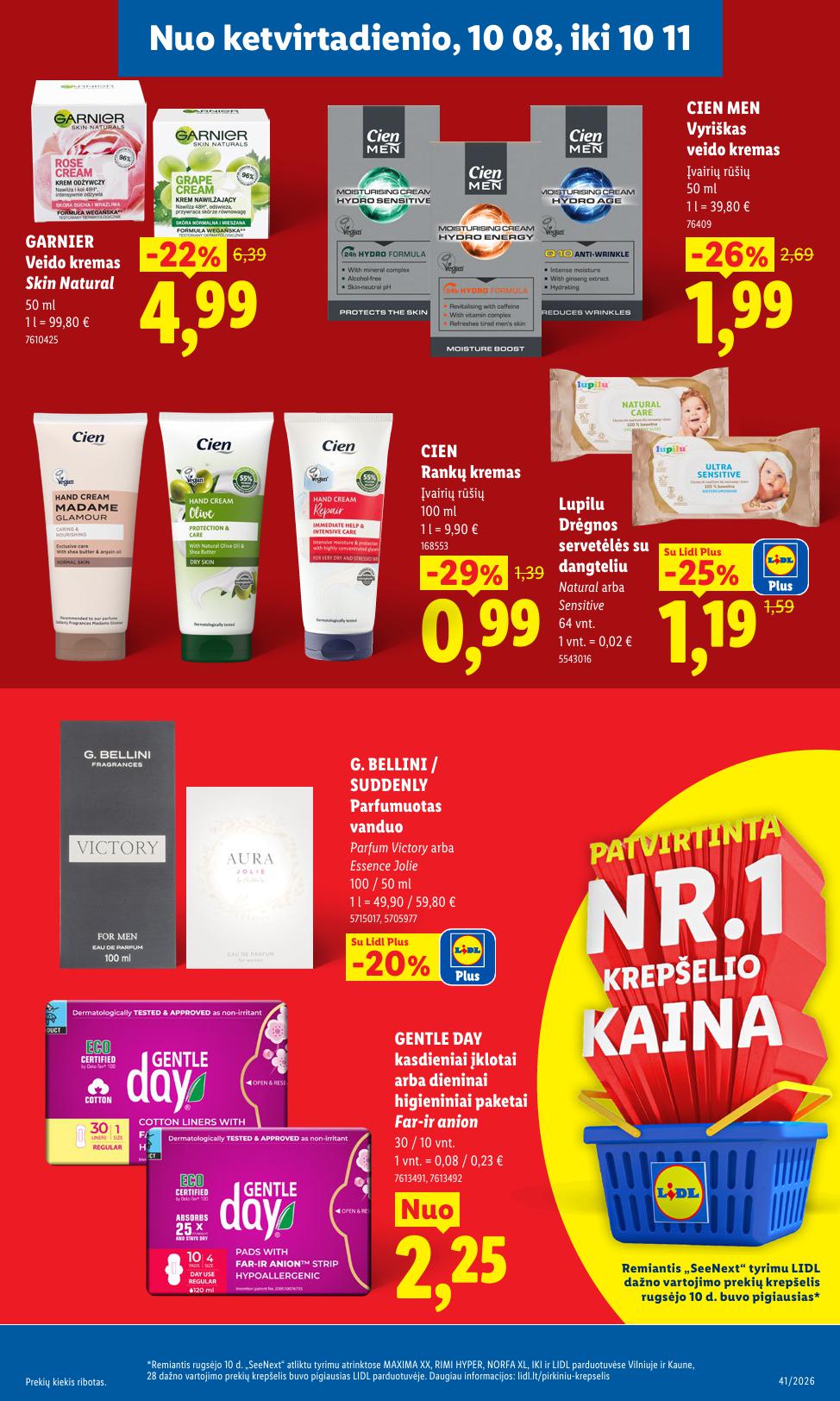 Naujausias LIDL kaininis katalogas 2026.10.05 - 2026.10.11