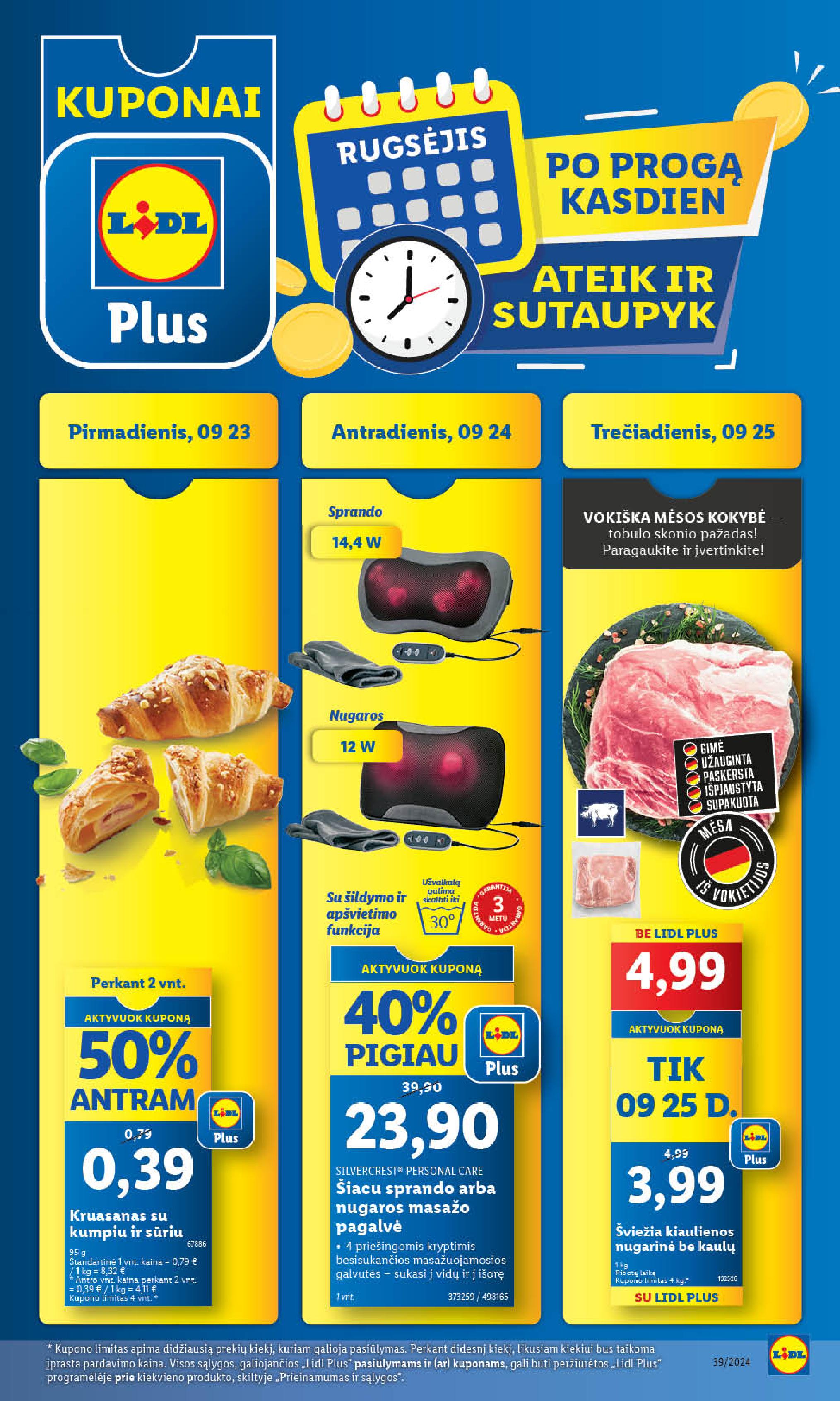 Naujausias LIDL kaininis katalogas 2024.09.23 - 2024.09.29
