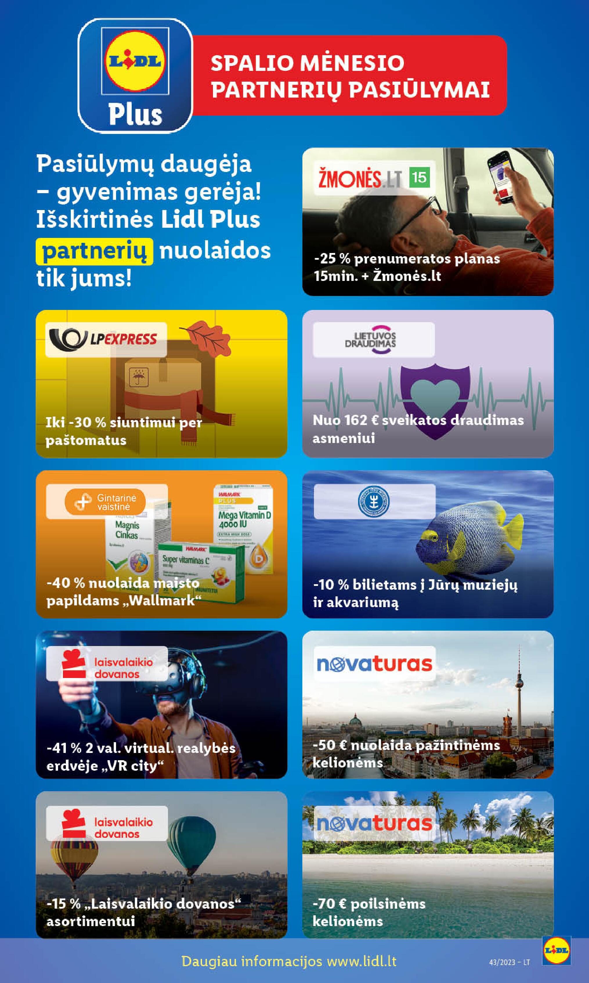 Naujausias LIDL kaininis katalogas 2023.10.23 - 2023.10.29