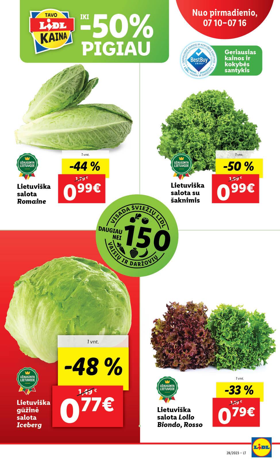 Naujausias LIDL kaininis katalogas 2023.07.10 - 2023.07.16