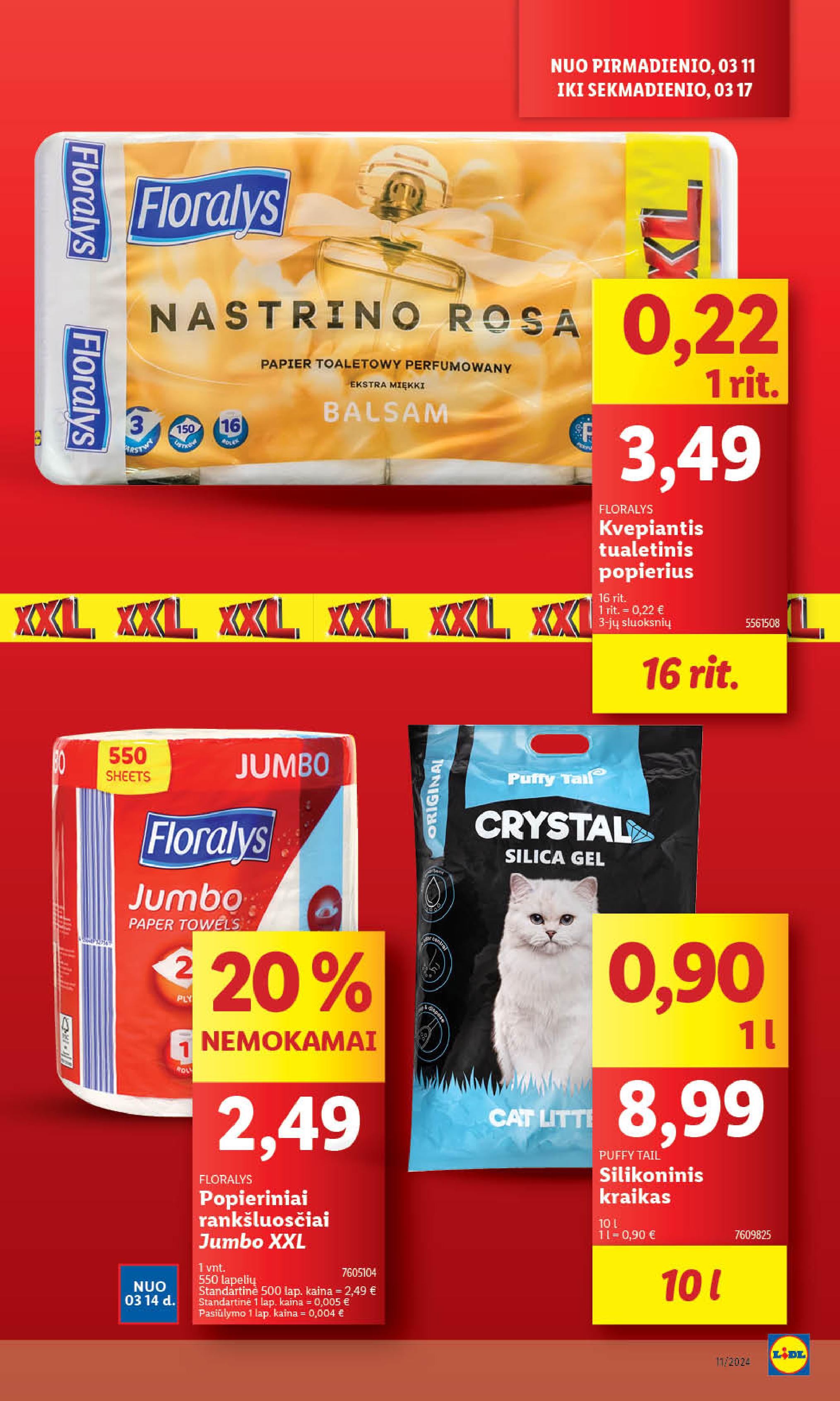 Naujausias LIDL kaininis katalogas 2024.03.11 - 2024.03.17
