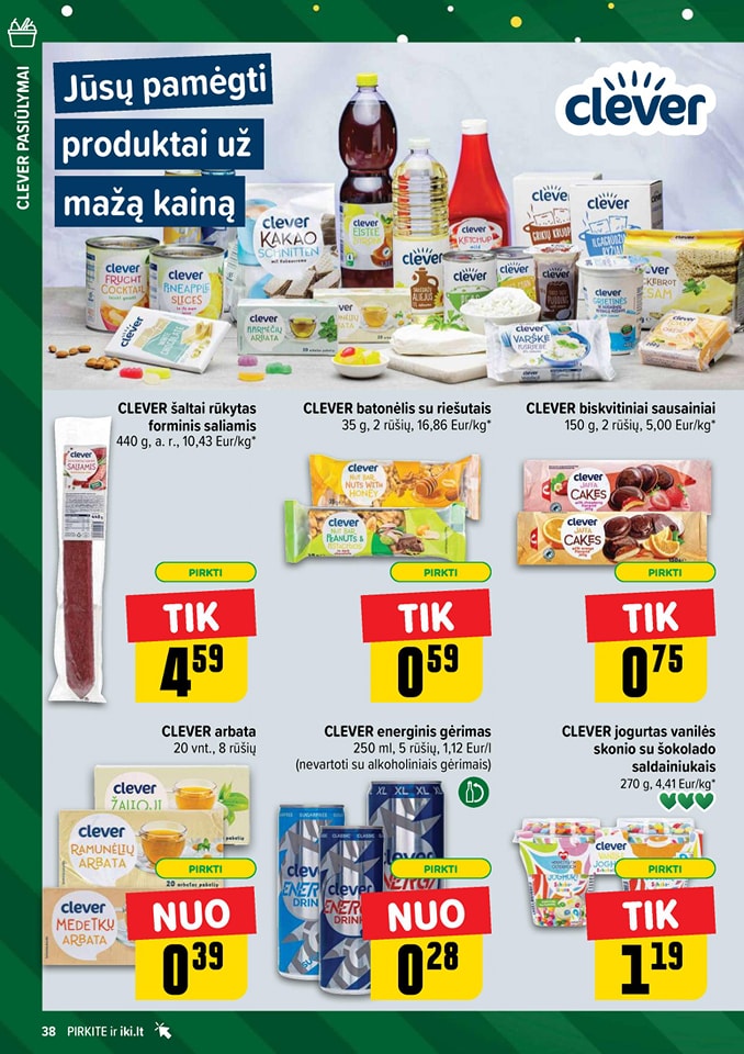 Naujausias IKI kaininis katalogas 2024.12.30 - 2025.01.05