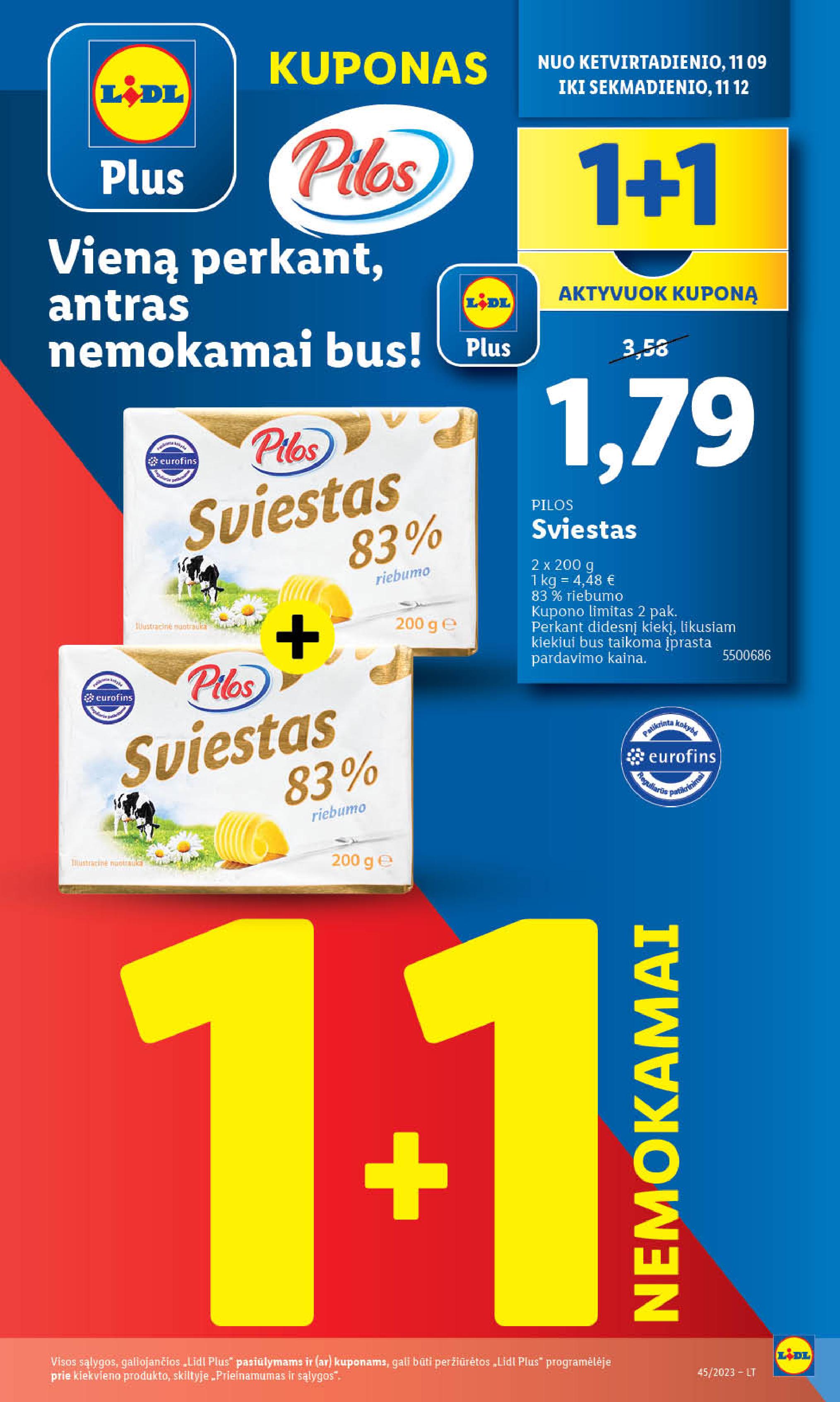 Naujausias LIDL kaininis katalogas 2023.11.06 - 2023.11.12