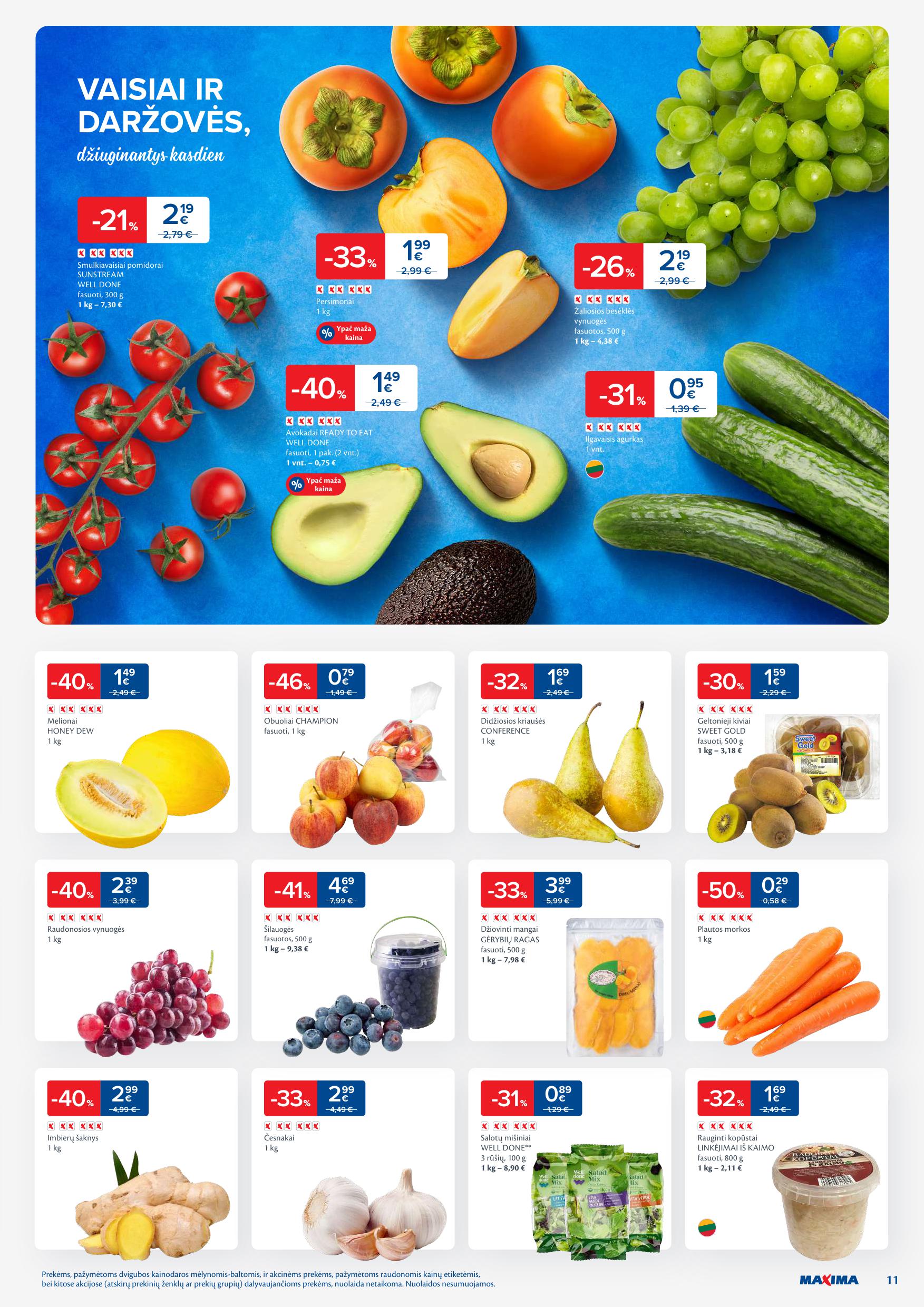 Naujausias MAXIMA kaininis katalogas 2025.12.09 - 2025.12.15