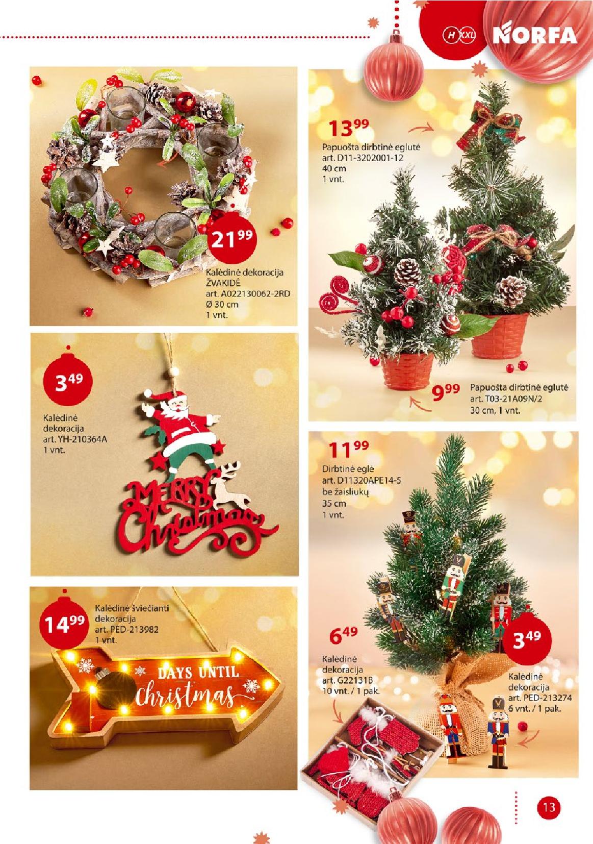 NORFA Kaledinis katalogas "Kalėdų džiaugsmas" 2022.11.15 - 2022.12.05