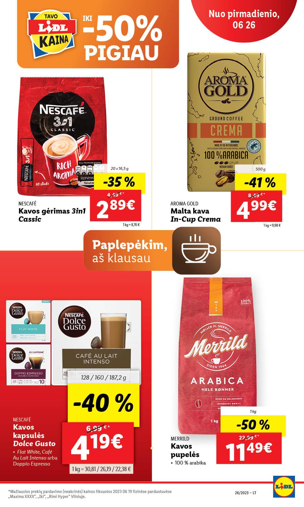 Naujausias LIDL kaininis katalogas 2023.06.26 - 2023.07.02
