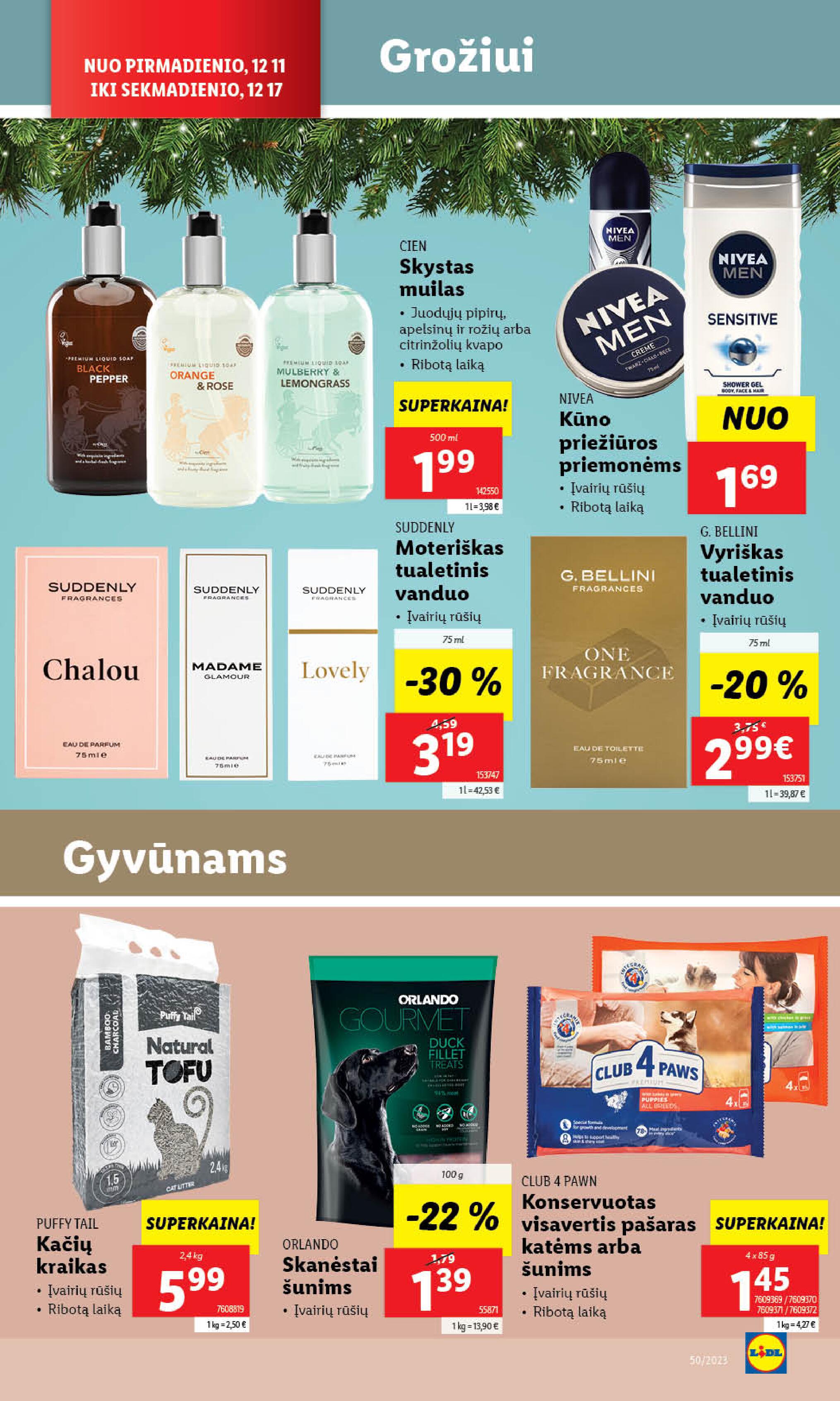 Naujausias LIDL kaininis katalogas 2023.12.11 - 2023.12.17