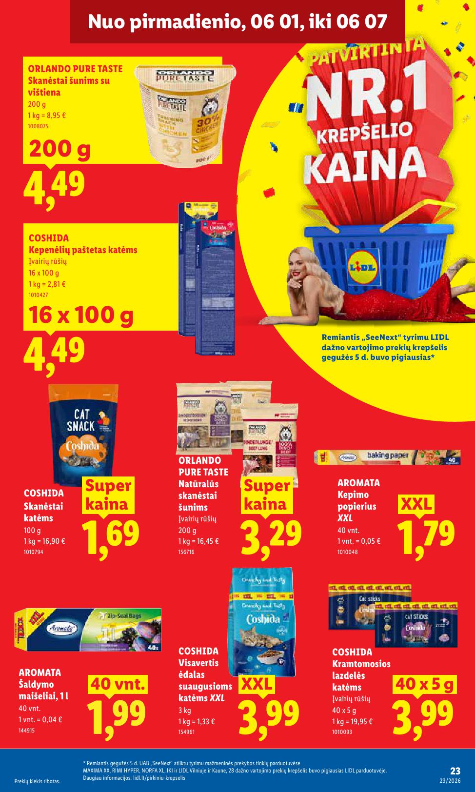 LIDL akcijų ir nuolaidų leidinys 2026.06.01 - 2026.06.07