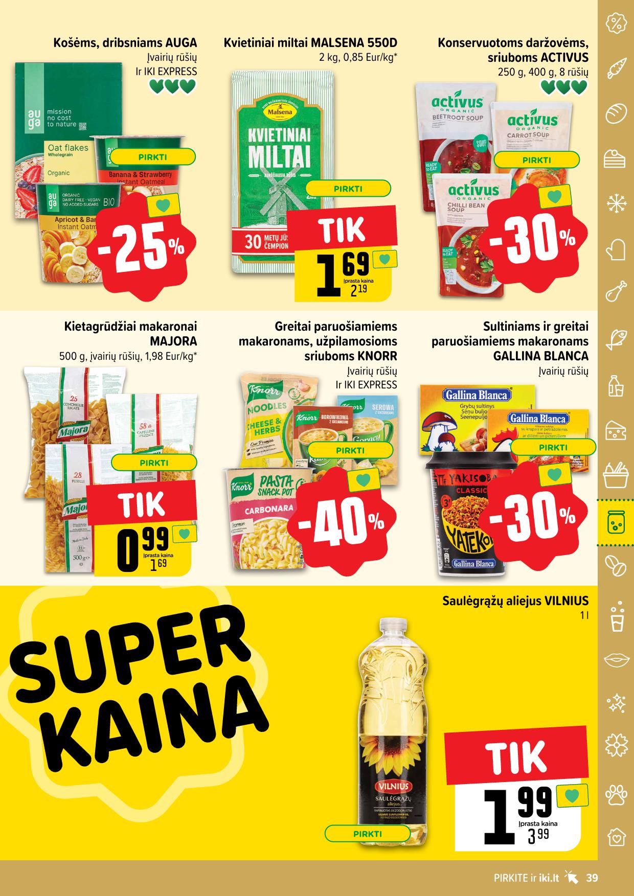 Naujausias IKI kaininis katalogas 2025.05.26 - 2025.06.01
