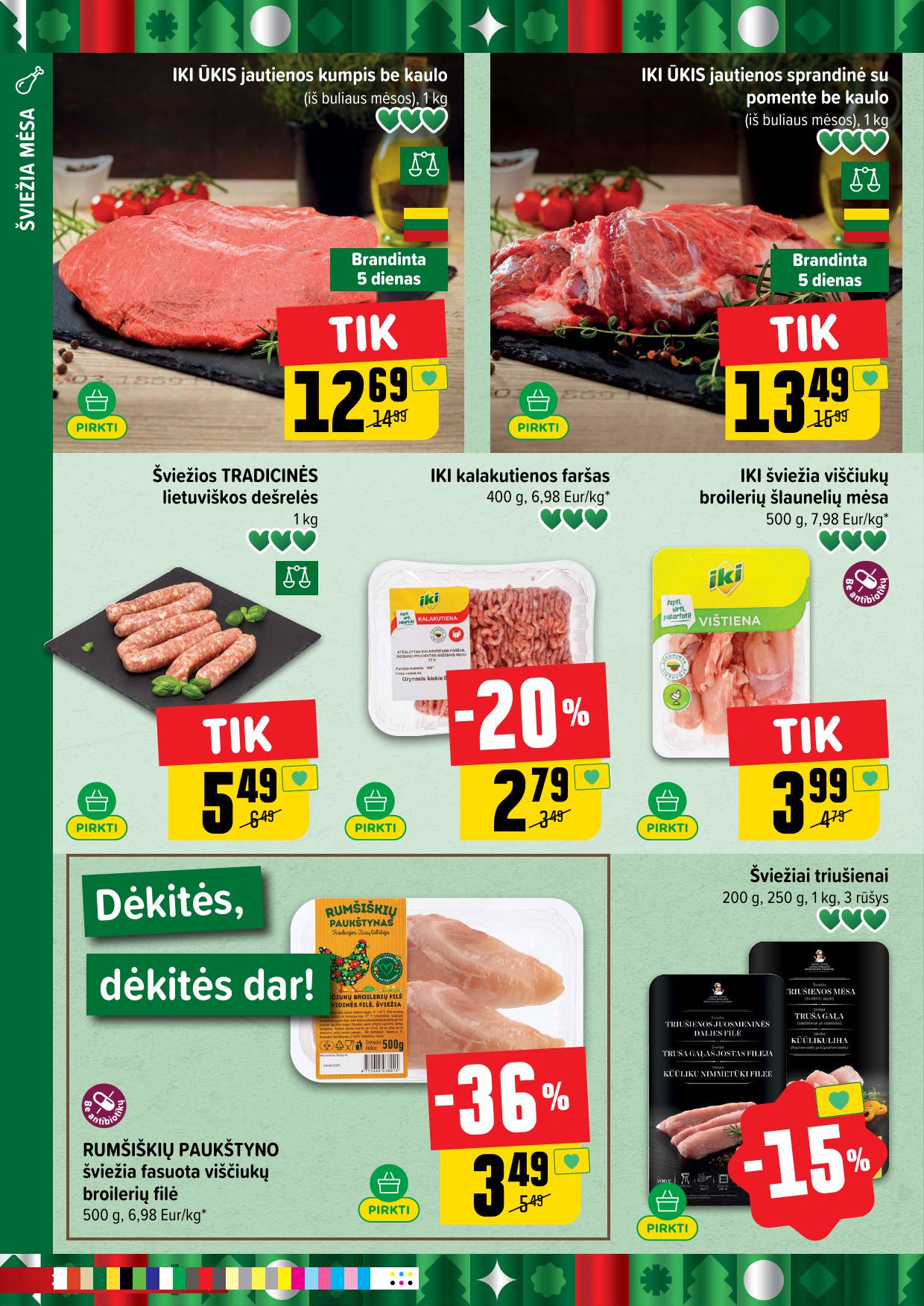 Naujausias IKI kaininis katalogas 2025.11.17 - 2025.11.23